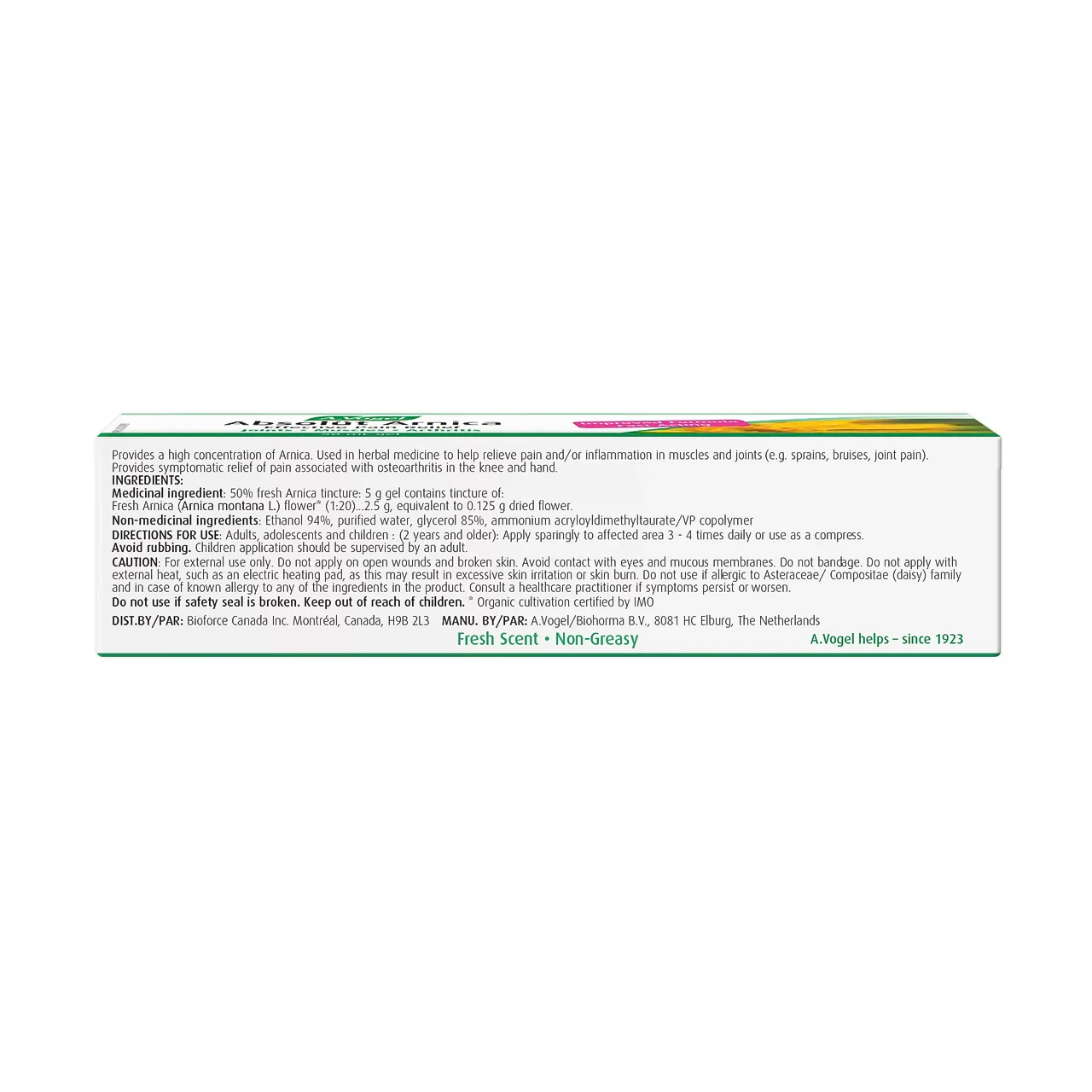 A.Vogel - Absolüt Arnica Gel for Sprains, Bruises and Joint Pain | 50 mL - Image 2