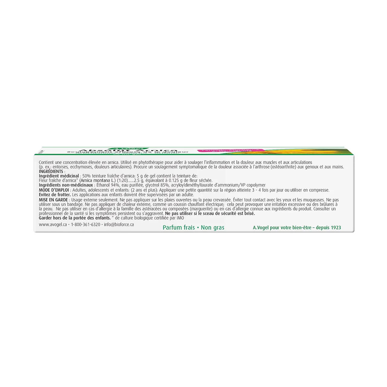 A.Vogel - Absolüt Arnica Gel for Sprains, Bruises and Joint Pain | 50 mL - Image 3