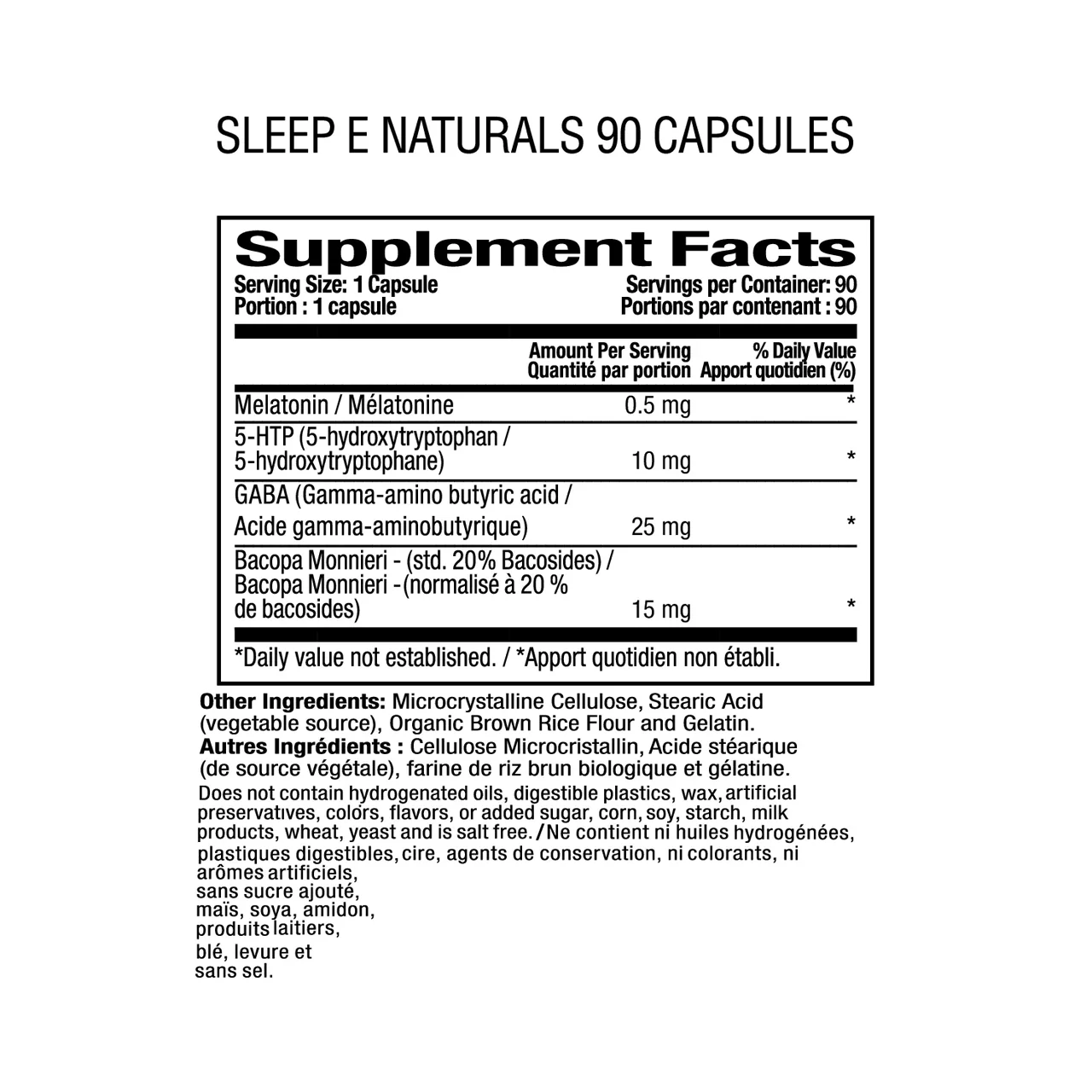 Adeeva - Sleep-E Naturals | 90 Capsules - Image 2
