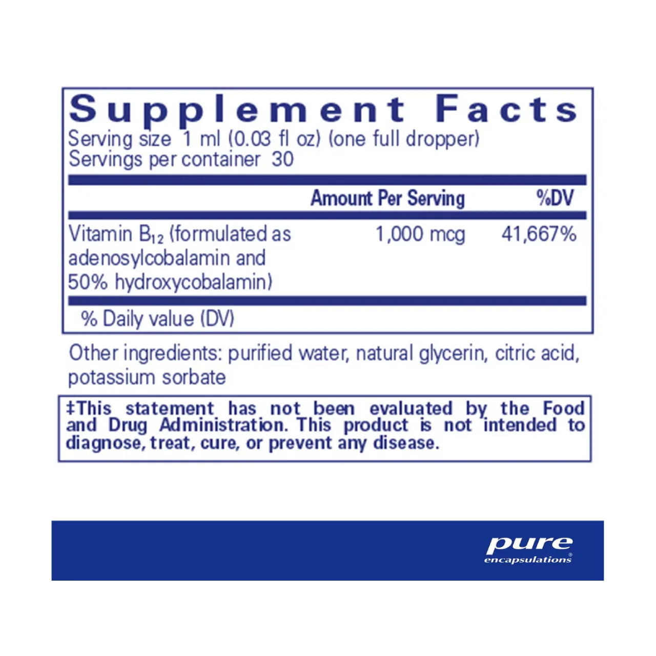 Pure Encapsulations - Adenosyl/Hydroxy B12 Liquid | 30 mLÂ - Image 2