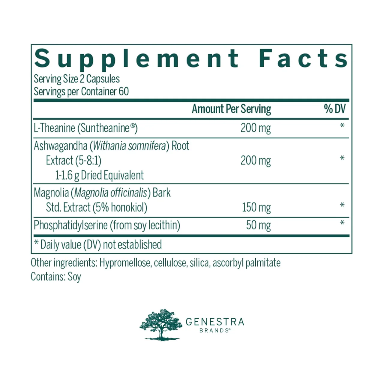 Genestra - Adreno Calm | 120 Capsules  - Image 2
