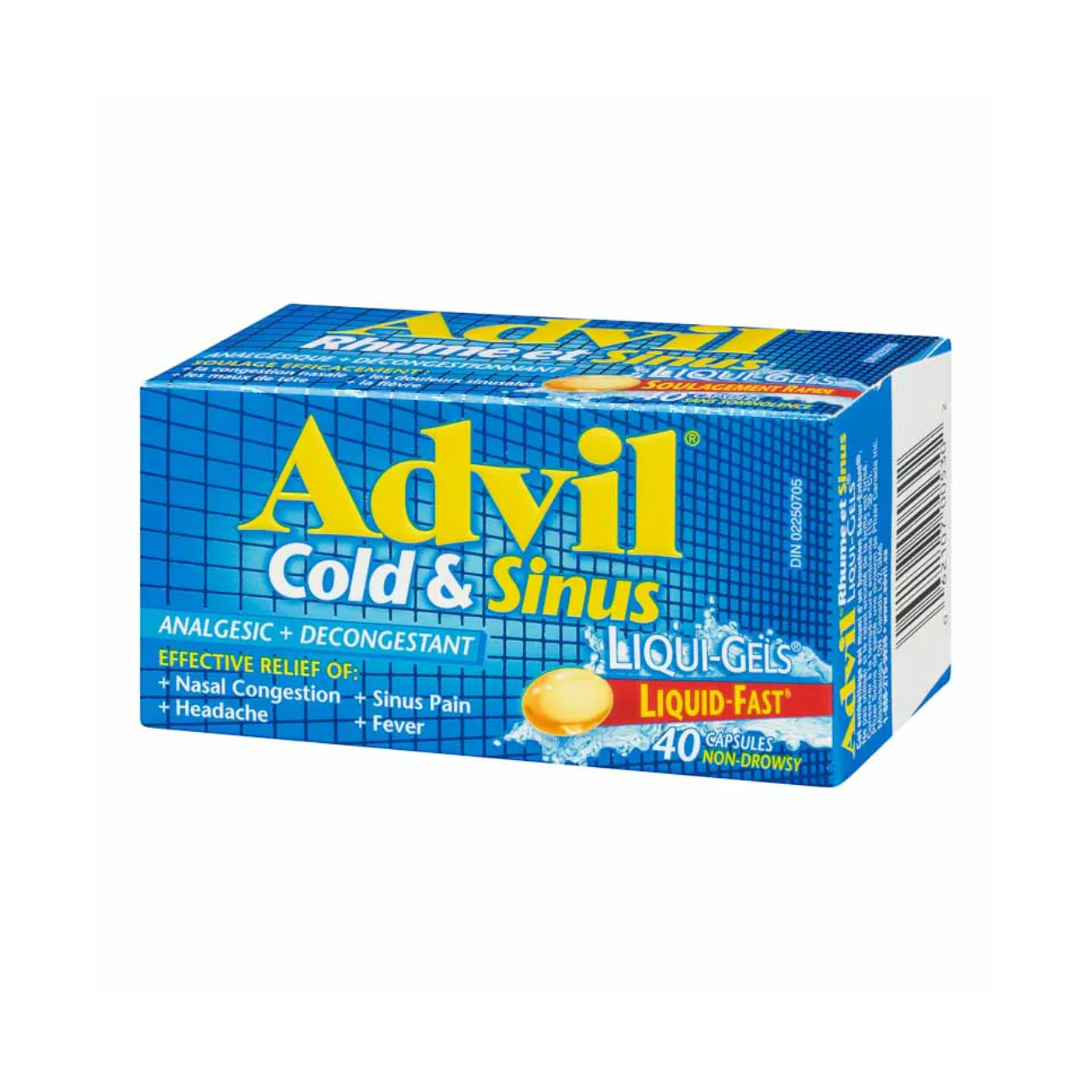 Advil - Cold & Sinus, Ibuprofen 200 mg, Liqui-Gels Capsules - Image 2