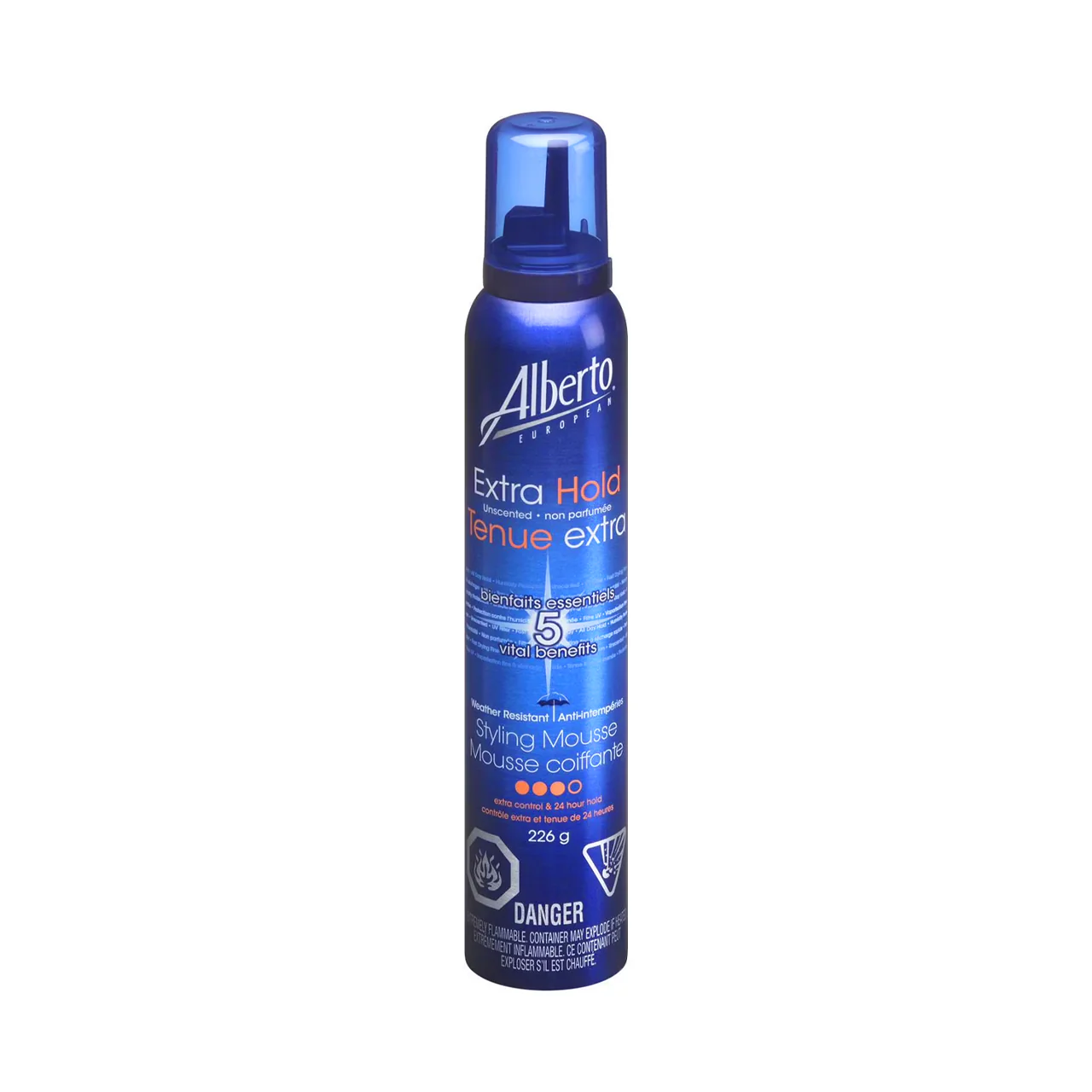 Alberto European - Extra Hold Styling Mousse, Fragrance Free | 226 g