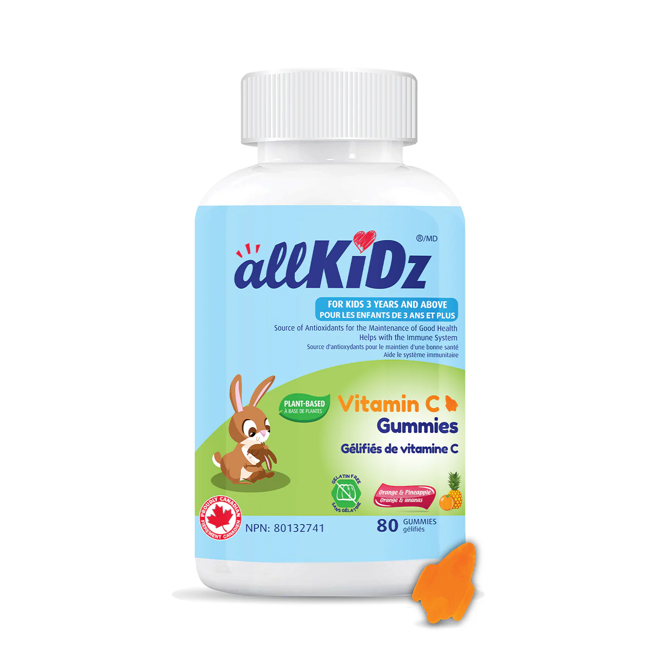 Allkidz - Vitamin C Gummies | 80 Gummies