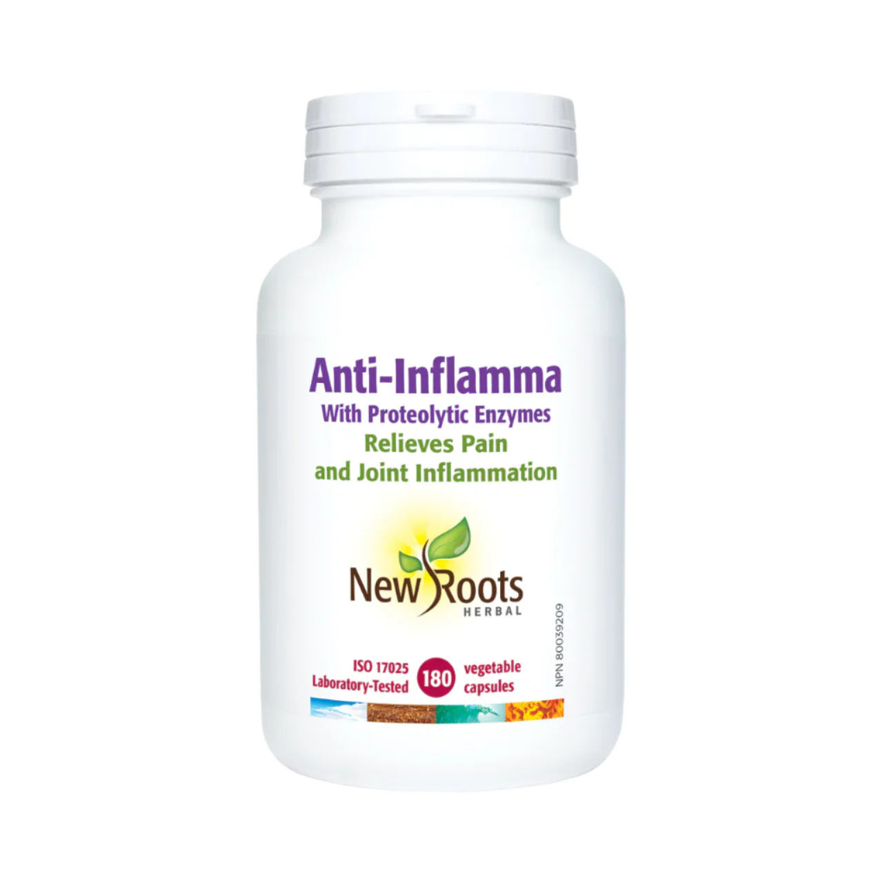 New Roots - Anti-Inflamma With Proteolytic Enzymes | 180 capsules