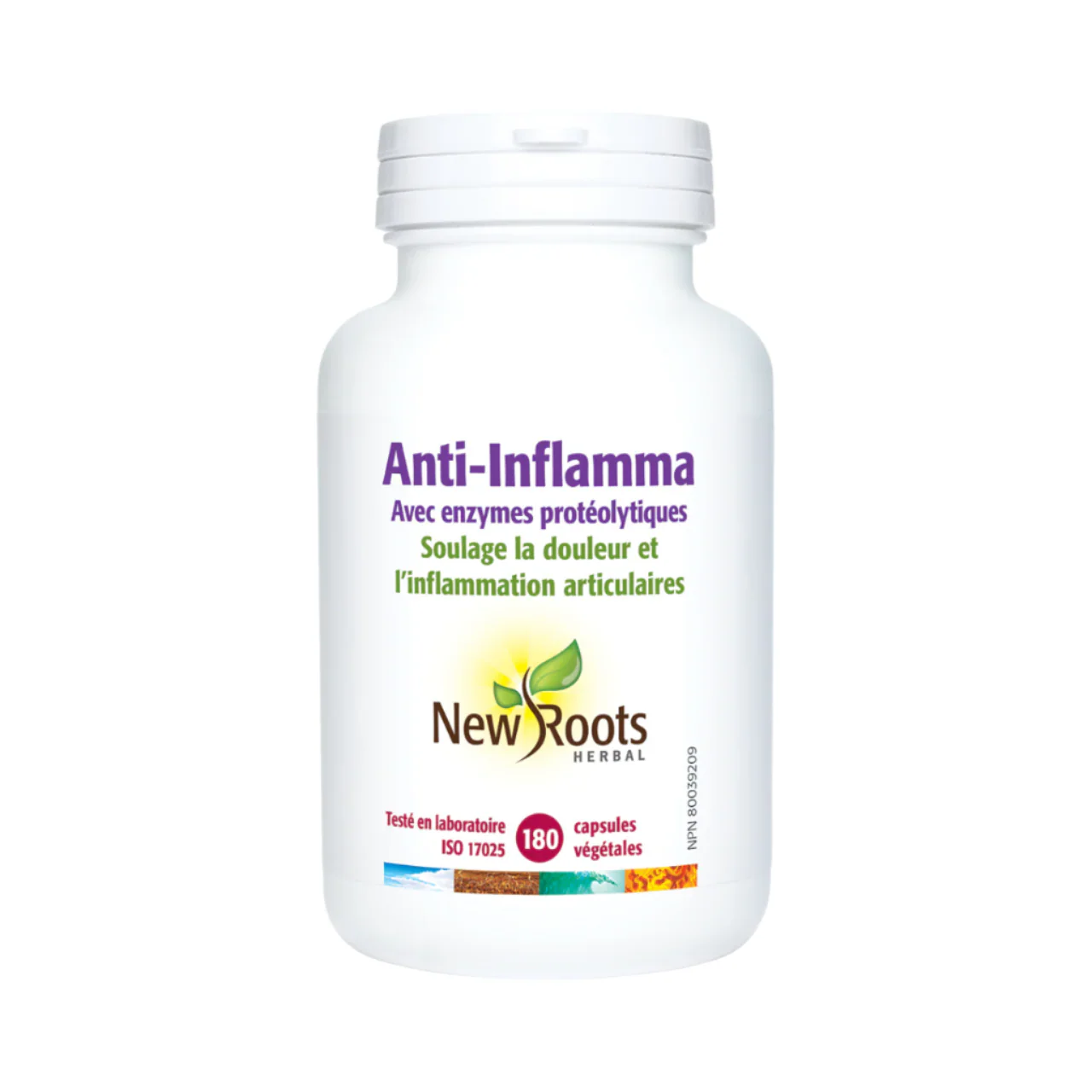 New Roots - Anti-Inflamma With Proteolytic Enzymes | 180 capsules - Image 2