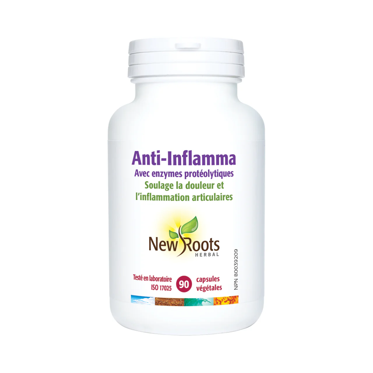 New Roots - Anti-Inflamma With Proteolytic Enzymes | 90 capsules - Image 2