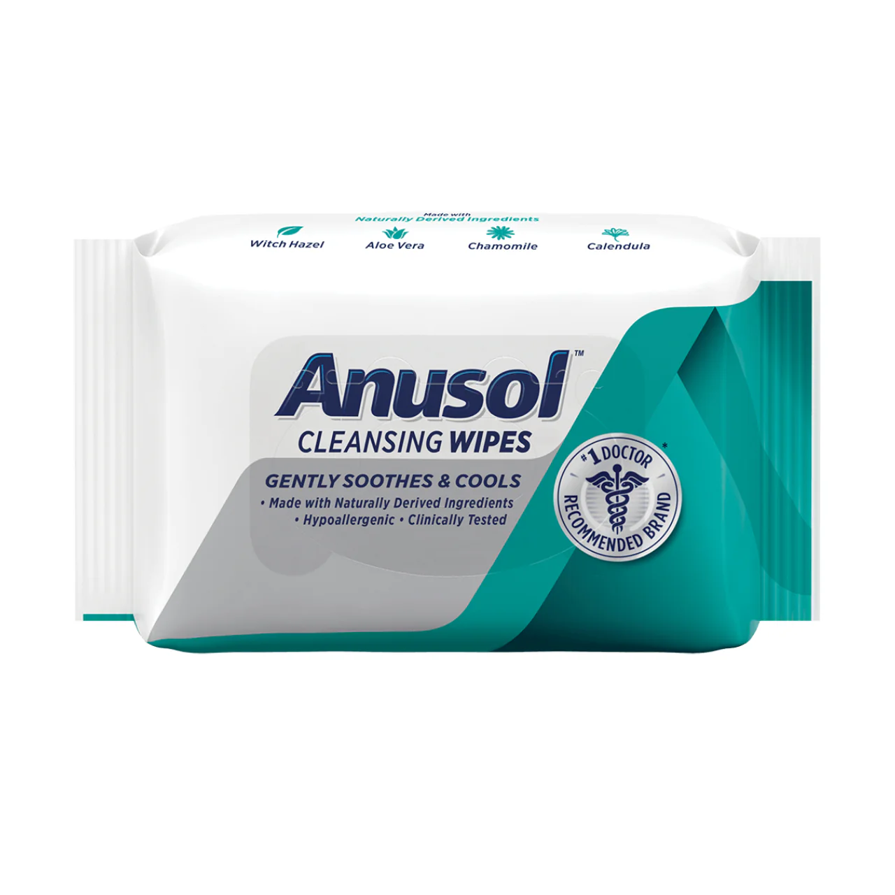 Anusol - Cleansing Wipes - Gently Soothes & Cools | 40 Wipes