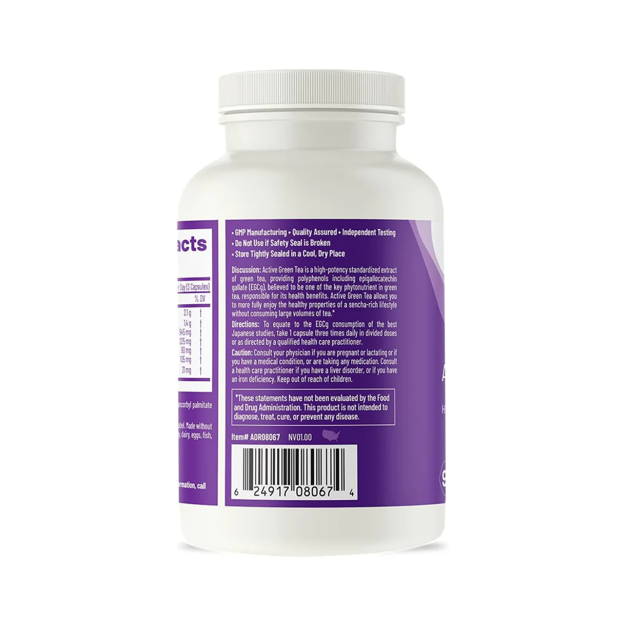 AOR - Active Green Tea | 90 Capsules - Image 2