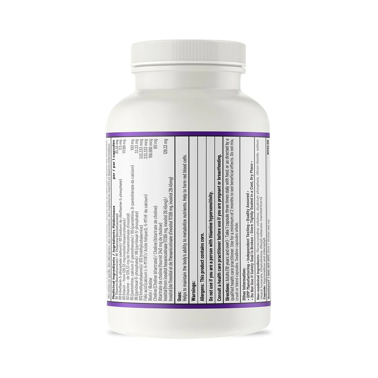 AOR - Advanced B Complex | 90 Capsules - Image 2
