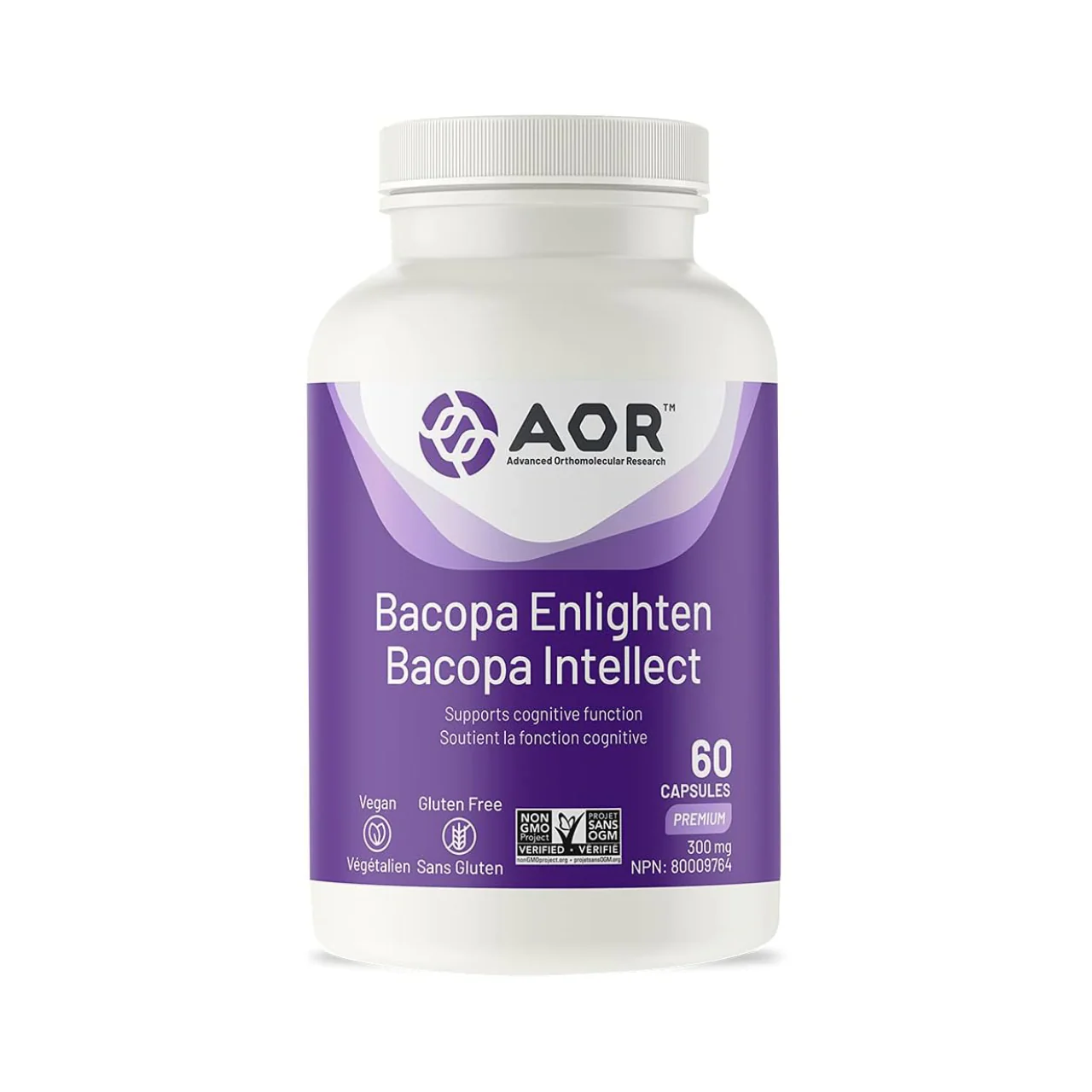 AOR - Bacopa Enlighten 300mg | 60 Capsules