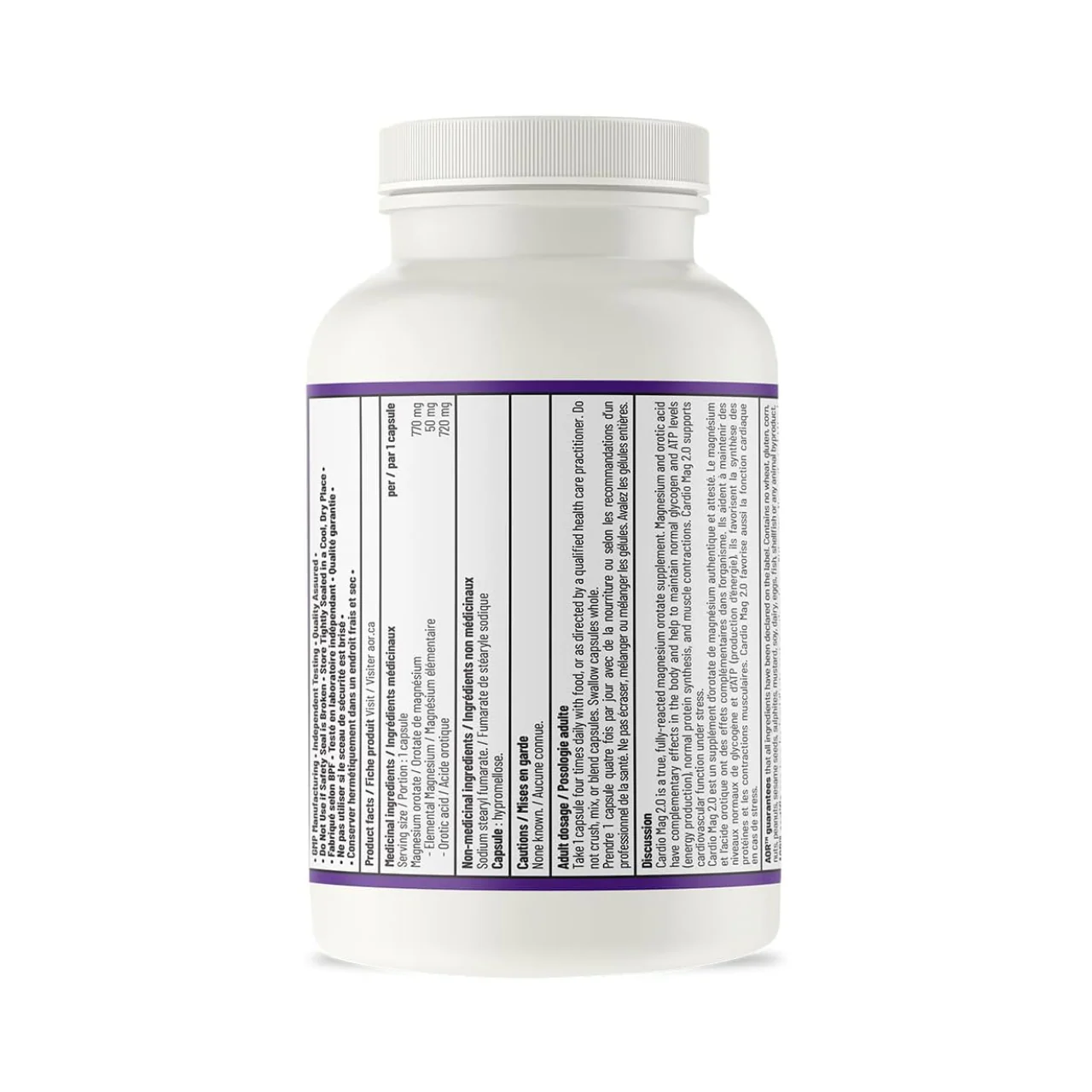 AOR - Cardio Mag 2.0 | 120 Capsules - Image 2