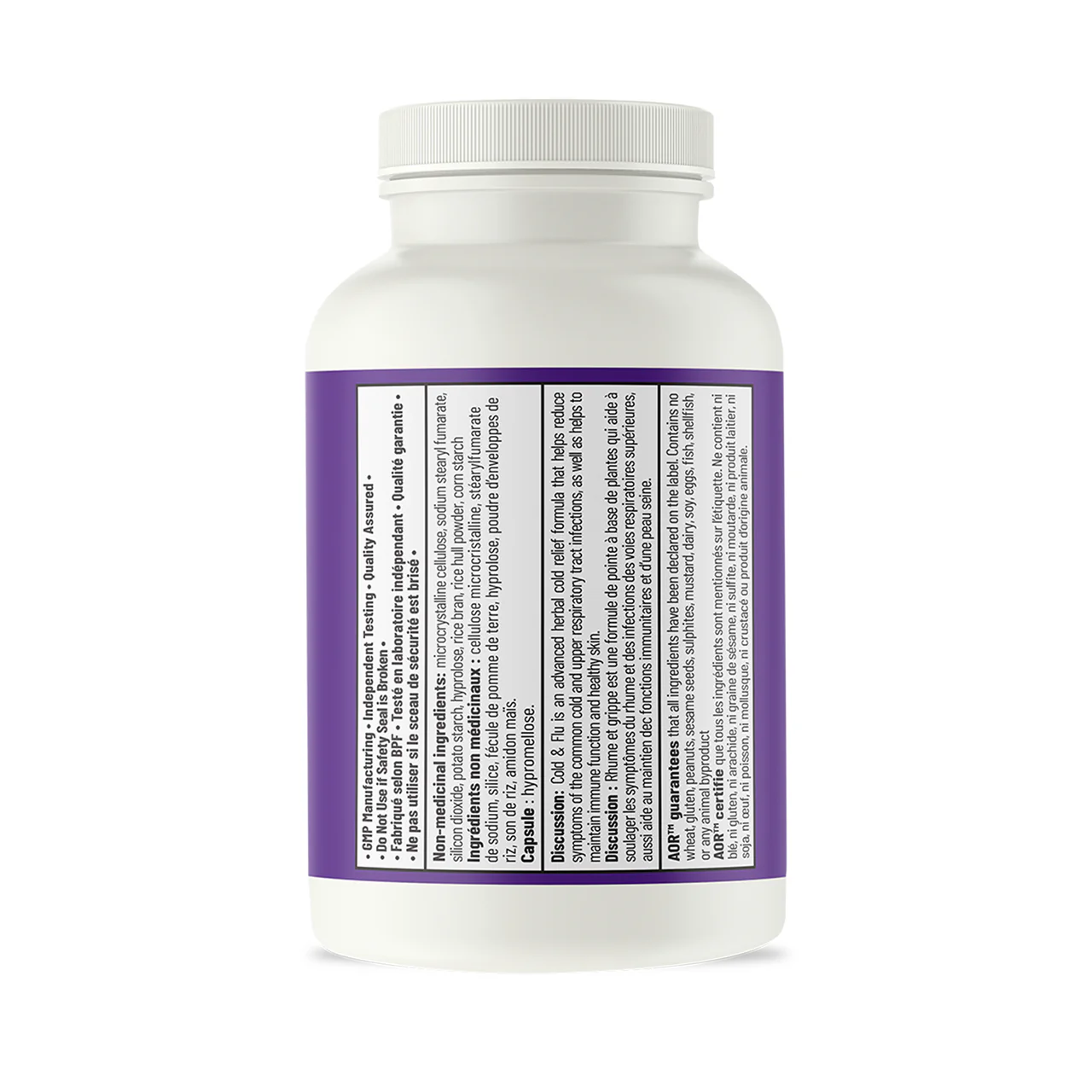 AOR - Cold & Flu Advanced Formula | 90 Capsules - Image 2