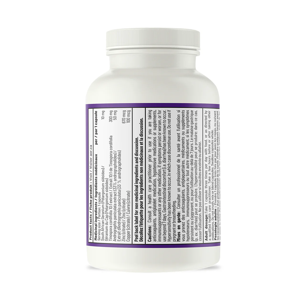 AOR - Cold & Flu Advanced Formula | 90 Capsules - Image 3