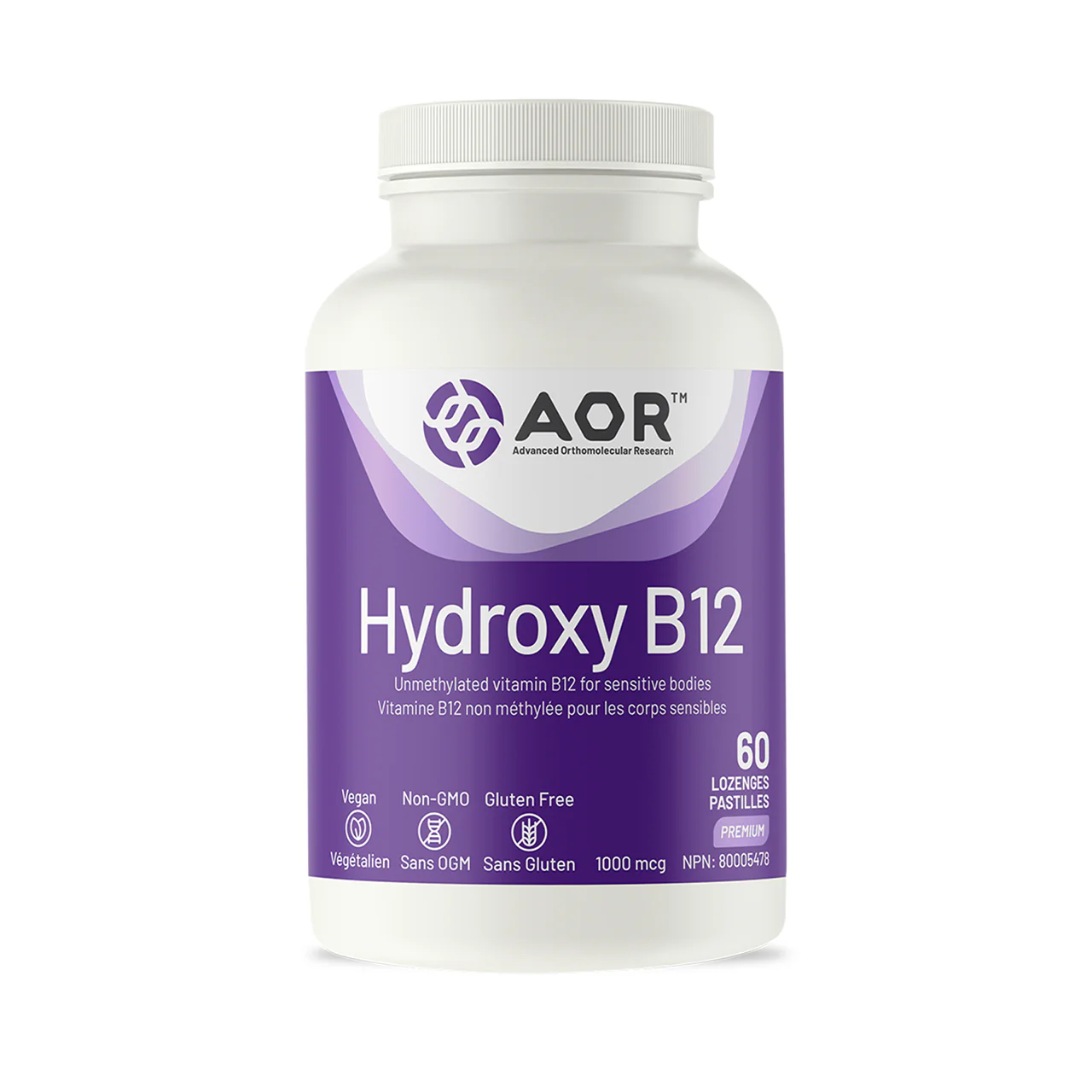 AOR - Hydroxy B12 | 60 Lozenges