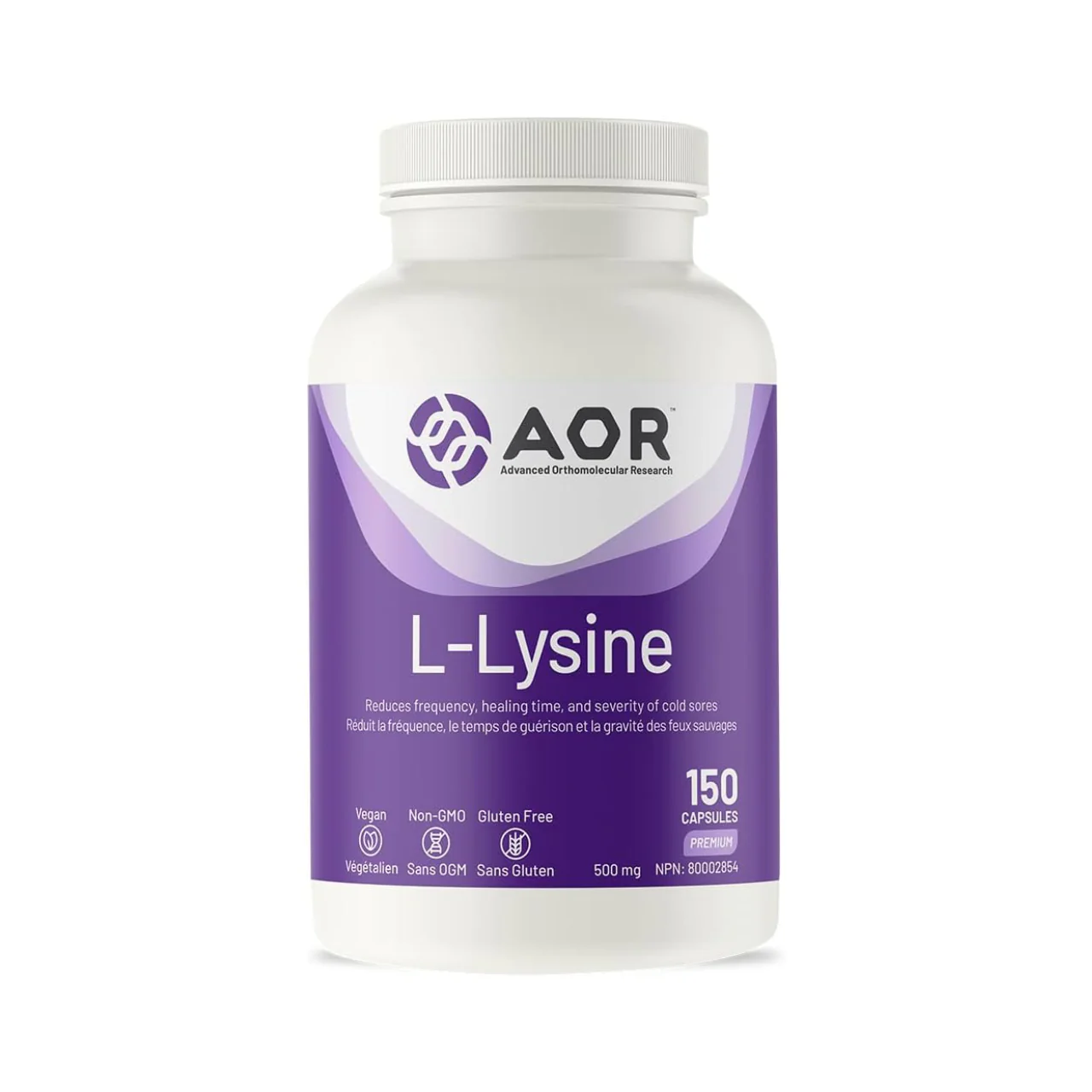 AOR - L-Lysine | 150 Capsules