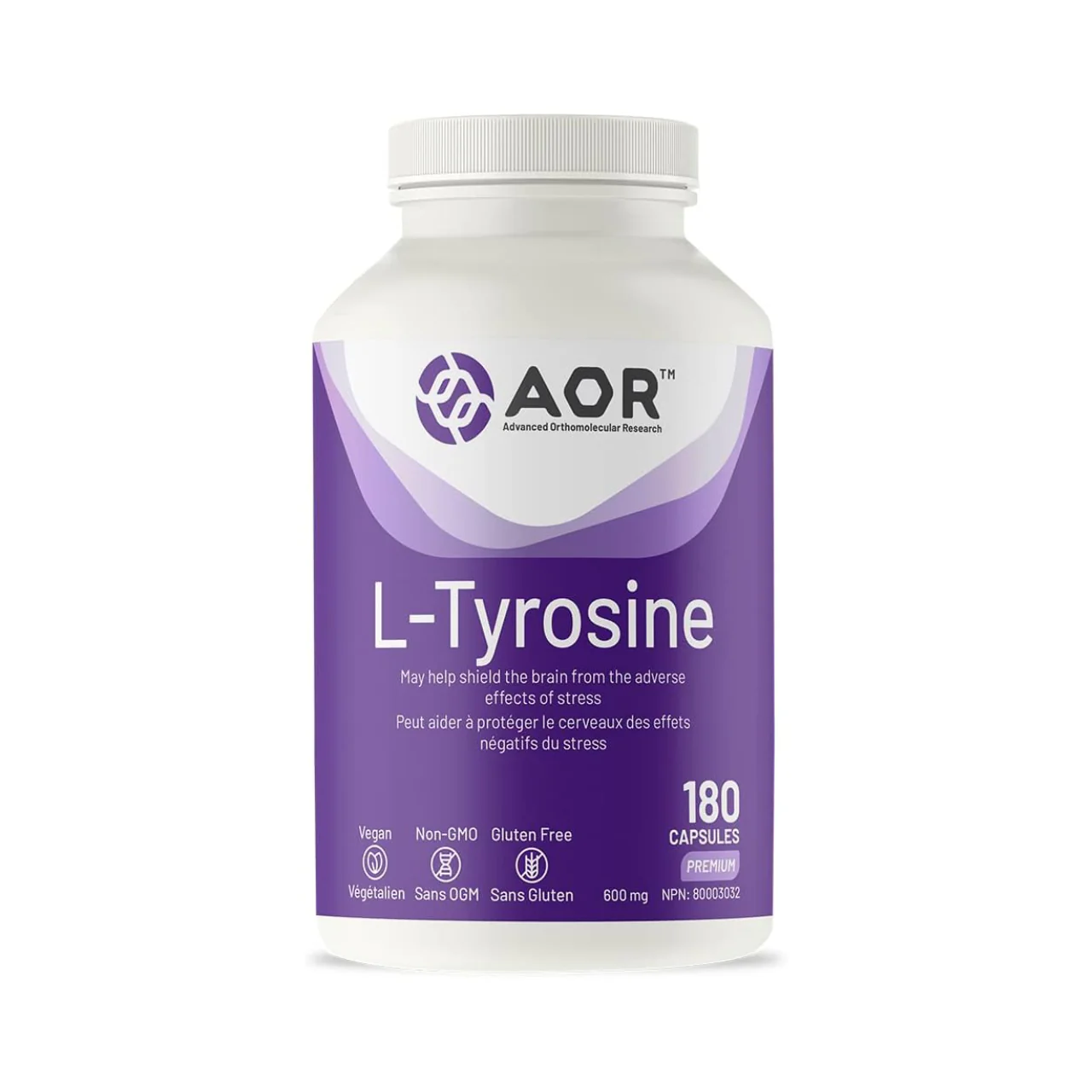 AOR - L-Tyrosine | 180 Capsules