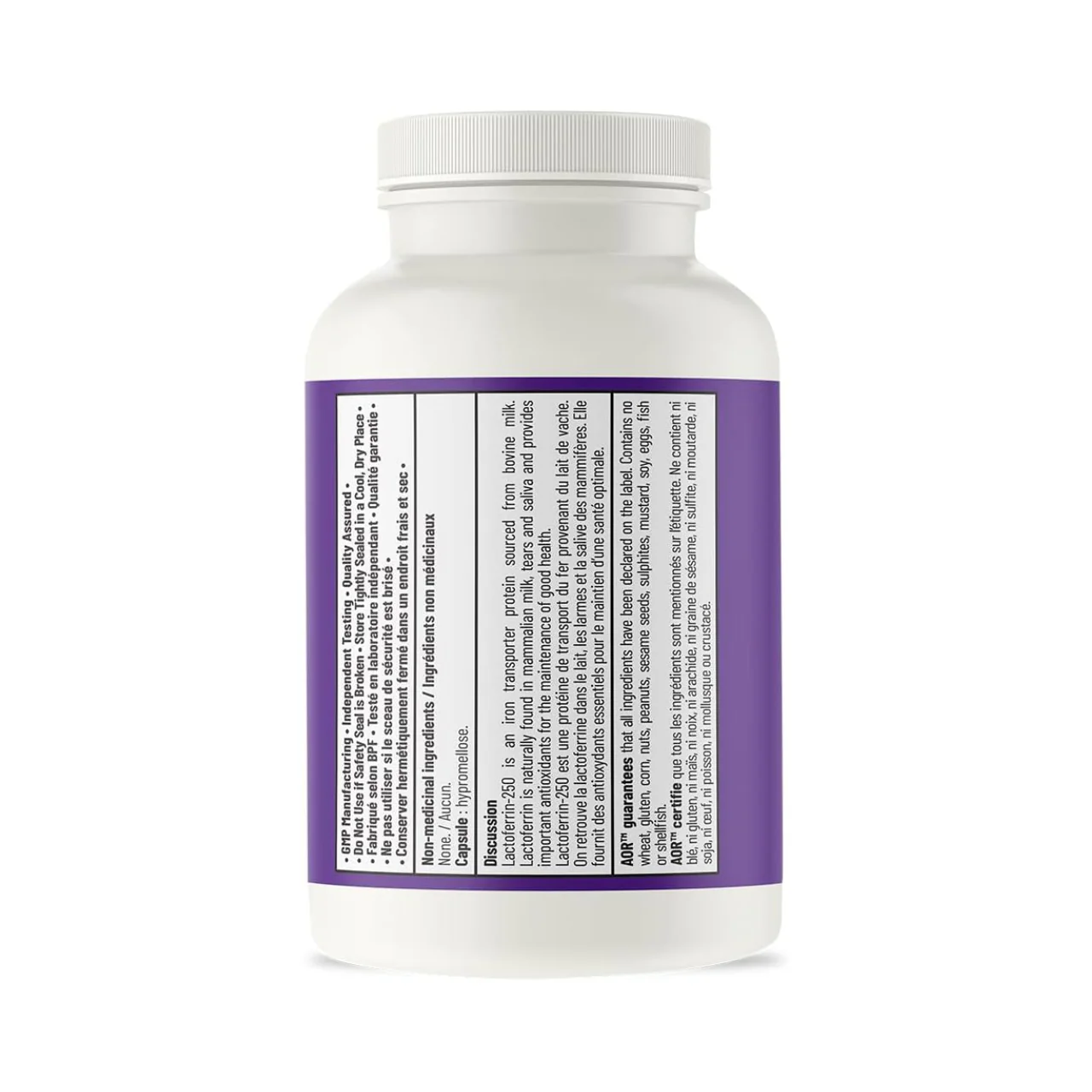 AOR - Lactoferrin-250 | 60 Capsules - Image 2