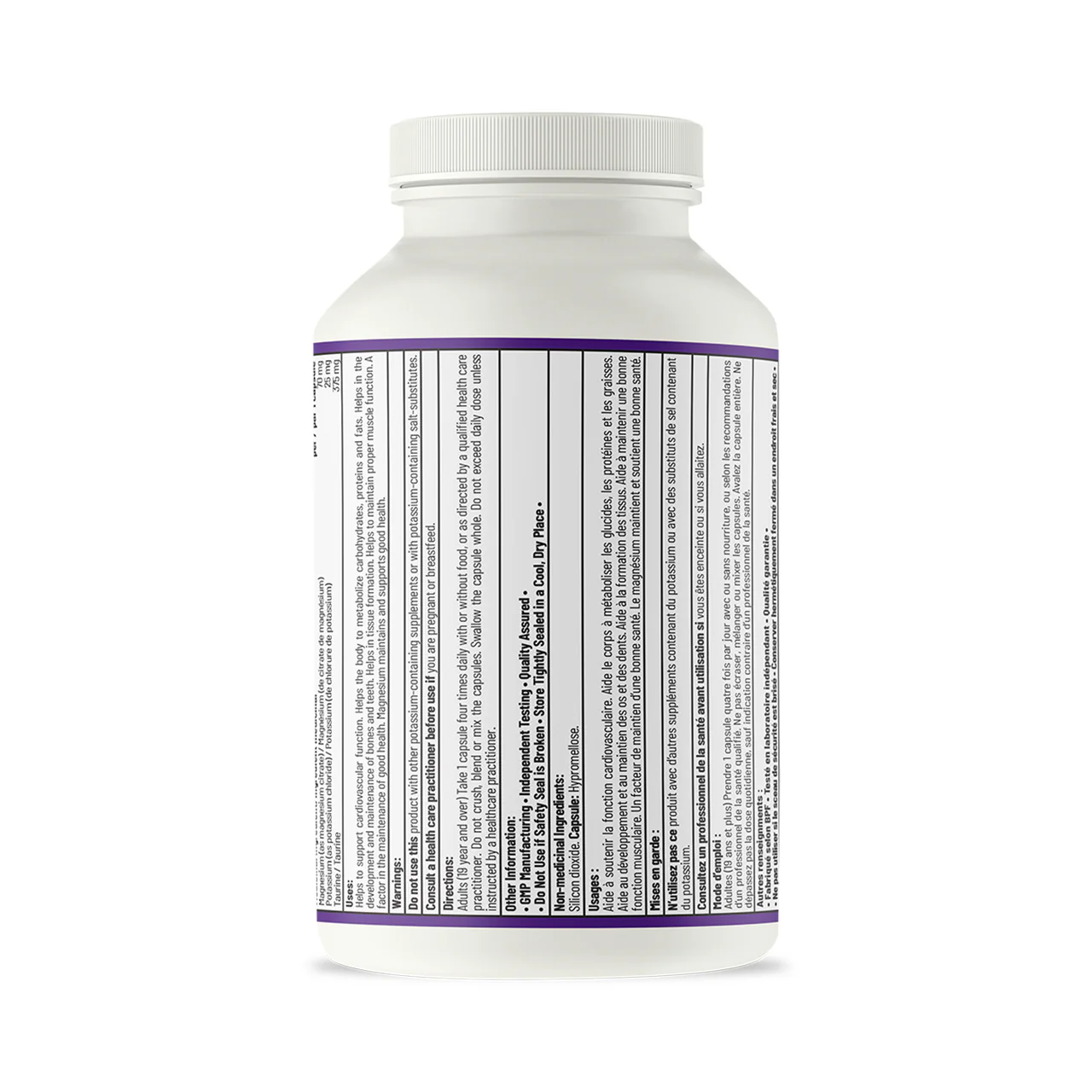 AOR - Mag-K-Taurine | 180 Capsules - Image 2