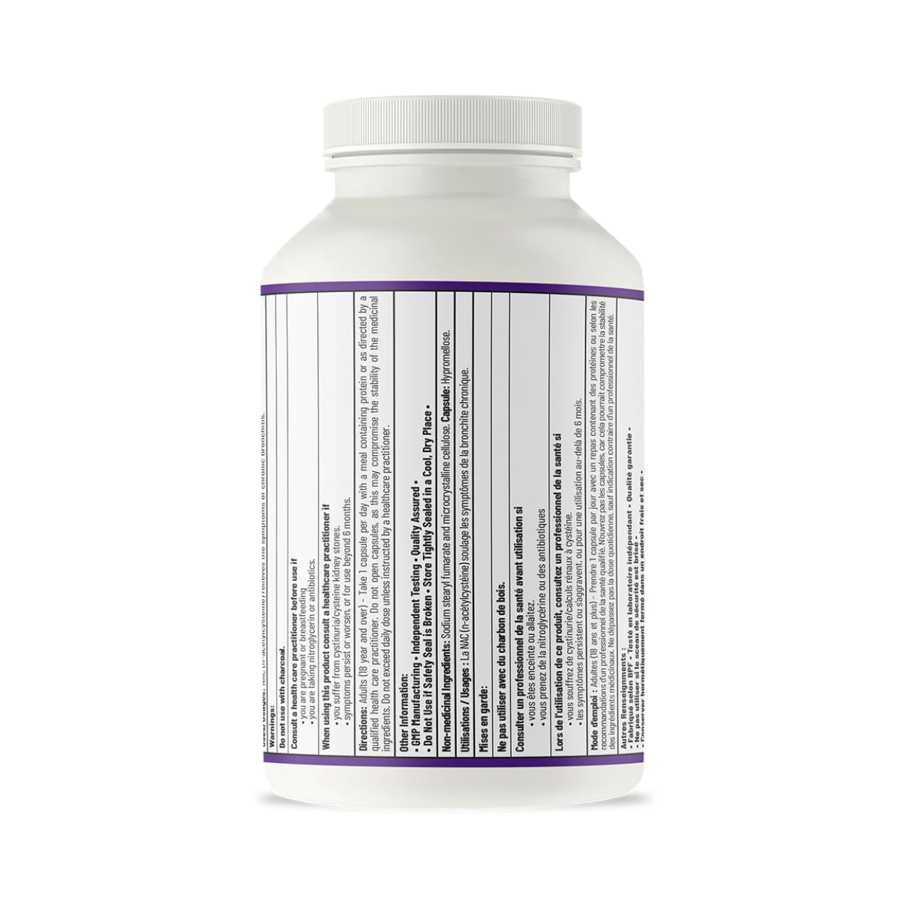 AOR - N-A-C | 240 Capsules - Image 2