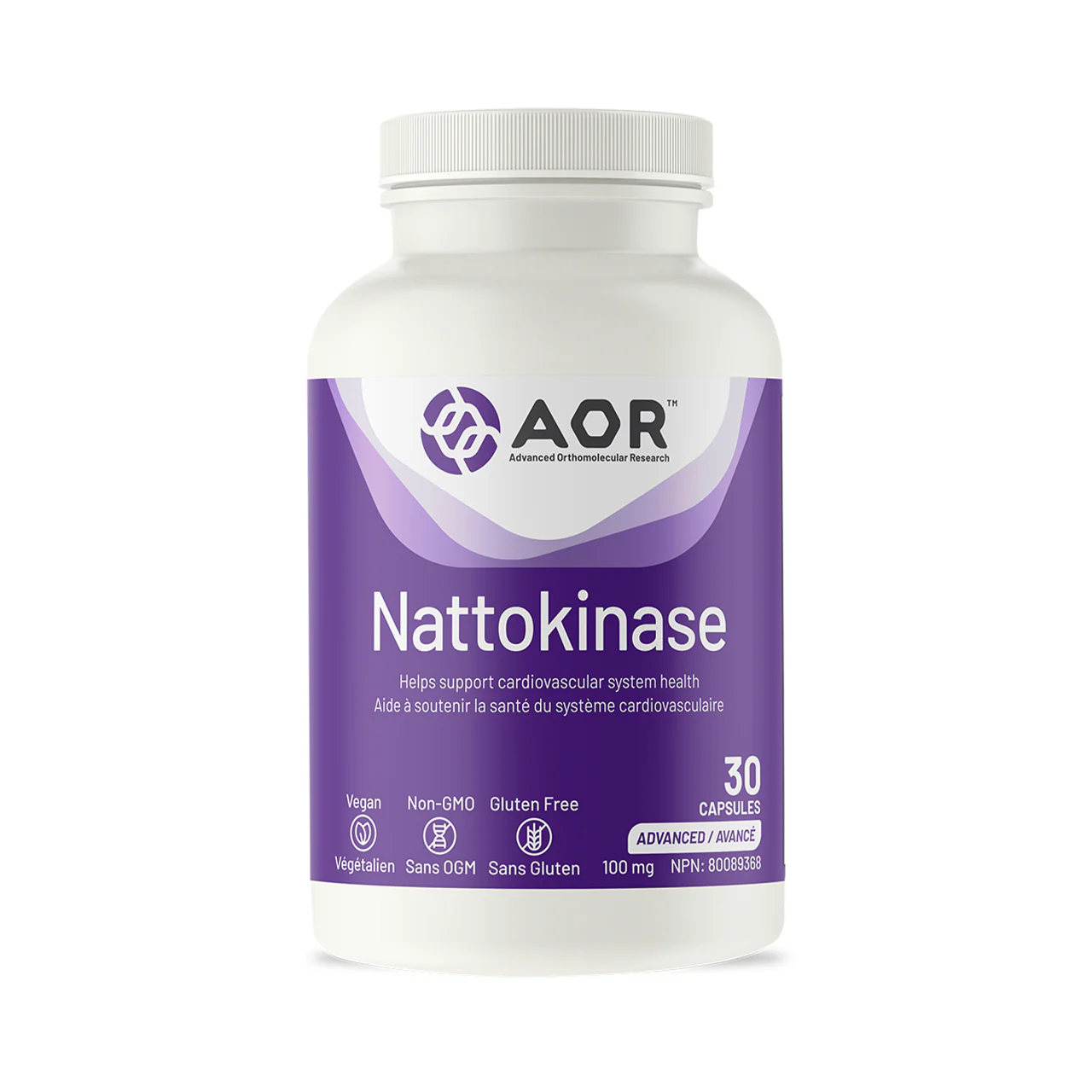 AOR - Nattokinase 100 mg | 30 Capsules