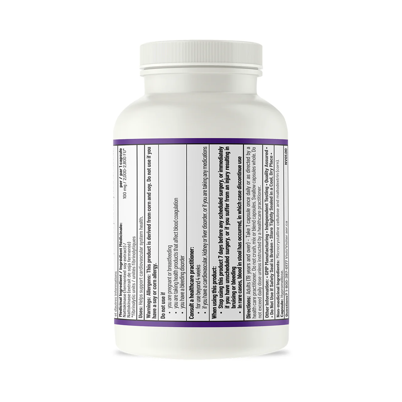 AOR - Nattokinase 100 mg | 30 Capsules - Image 2