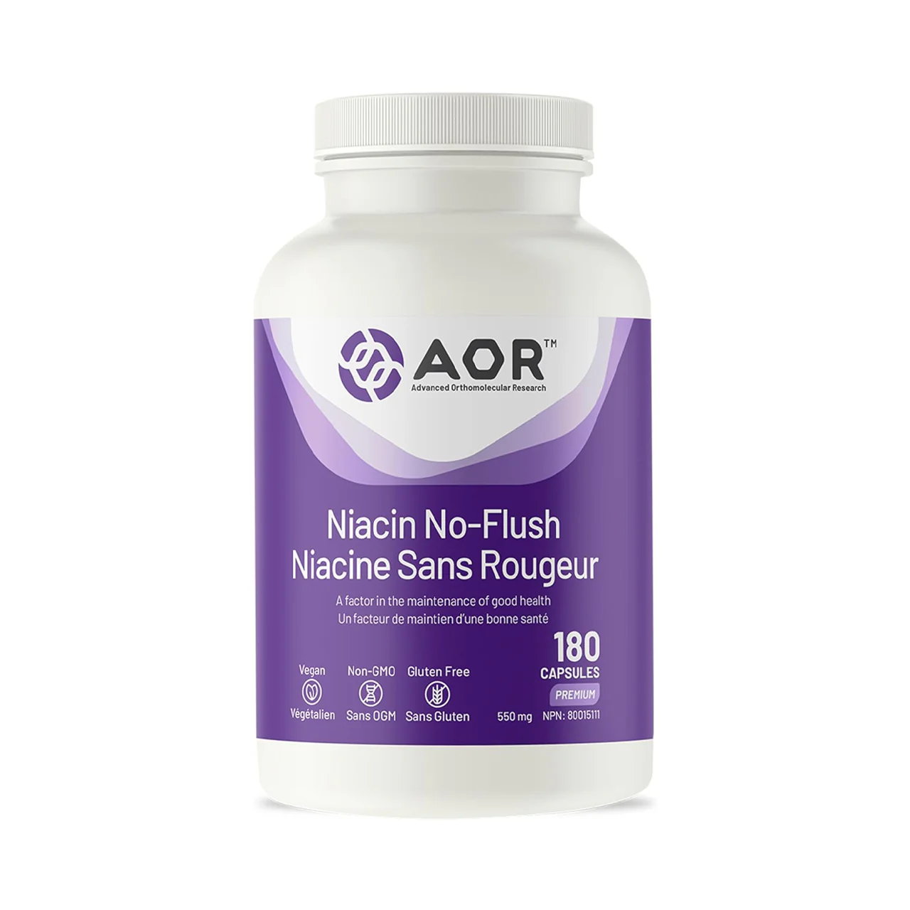 AOR - Niacin No-Flush | 180 Capsules