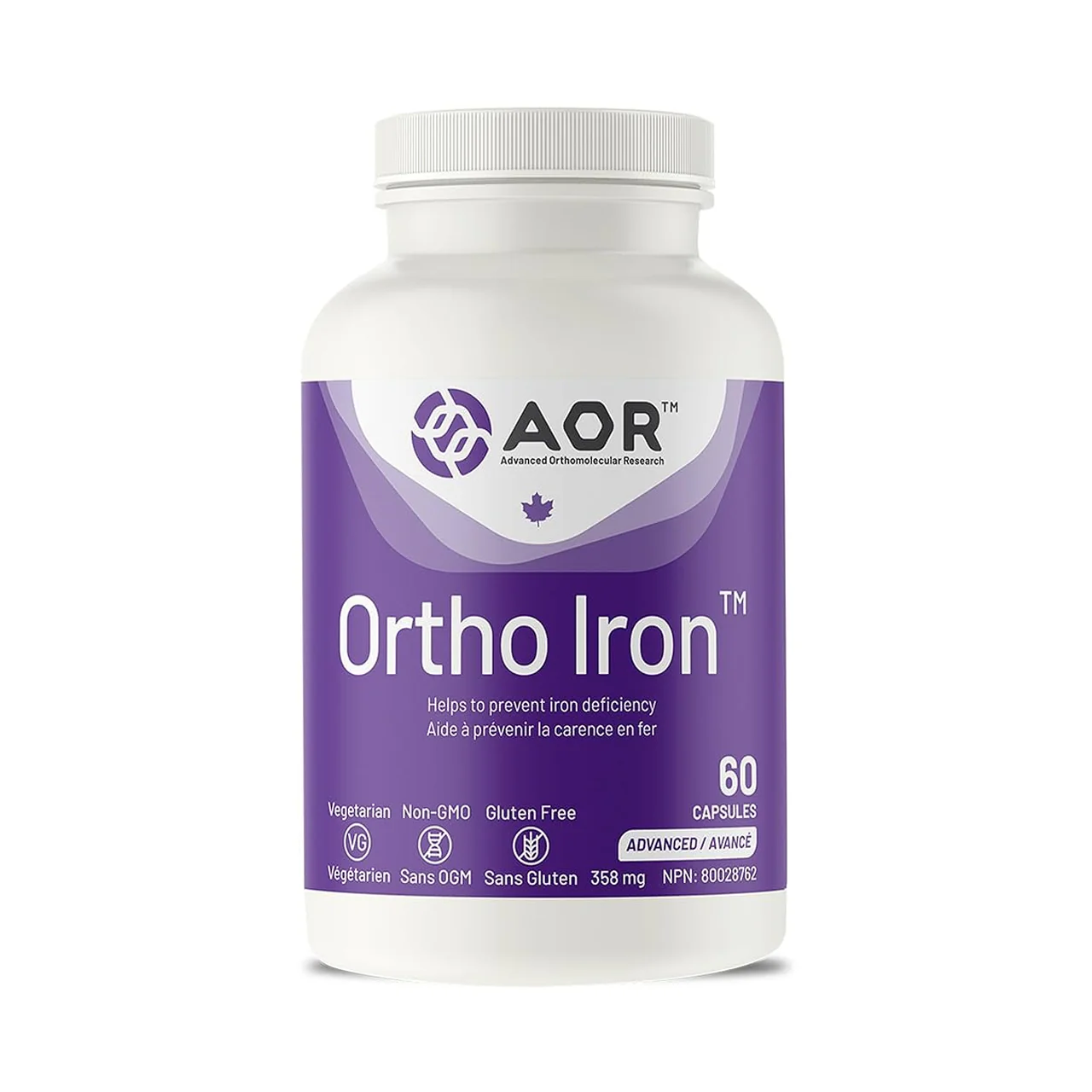 AOR - Ortho Iron | 60 Capsules