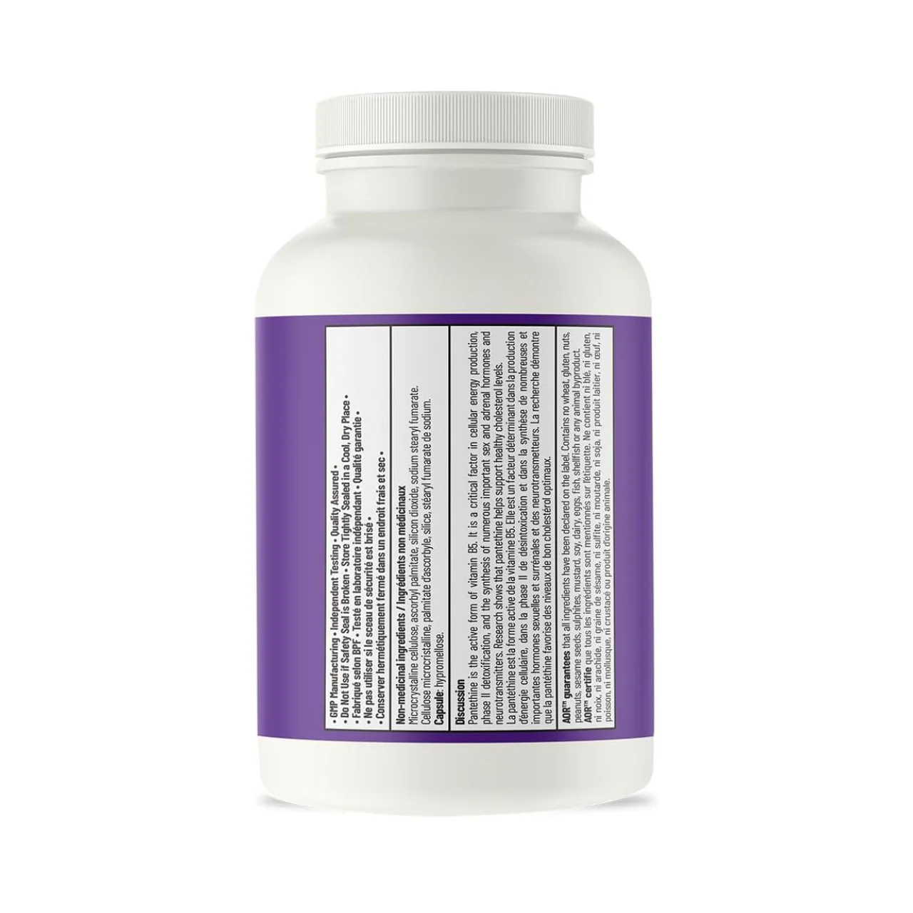 AOR - Pantethine | 90 Capsules - Image 2