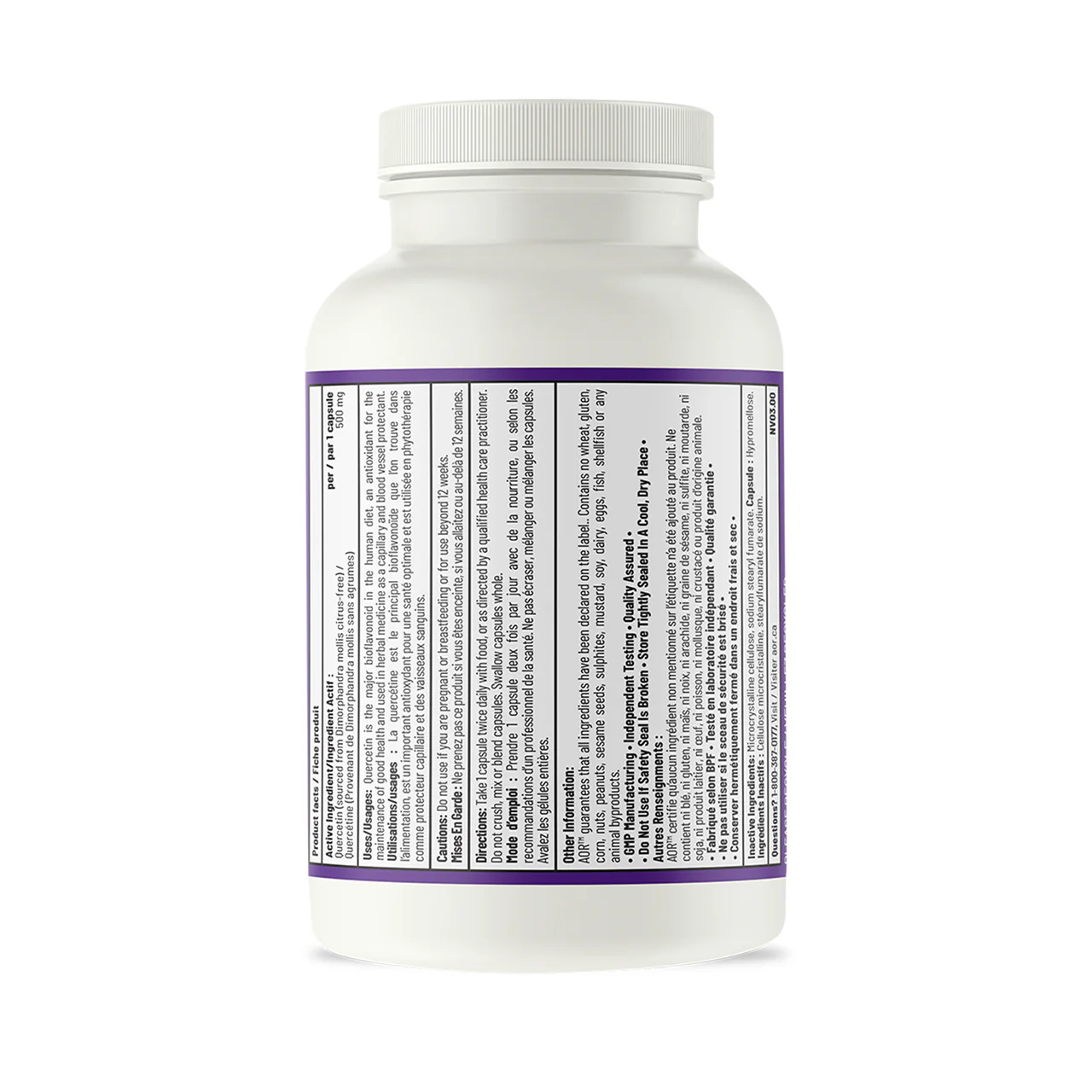 AOR - Quercetin | 100 Capsules - Image 2