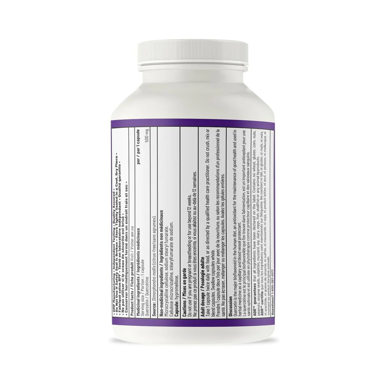 AOR - Quercetin | 200 Capsules - Image 2