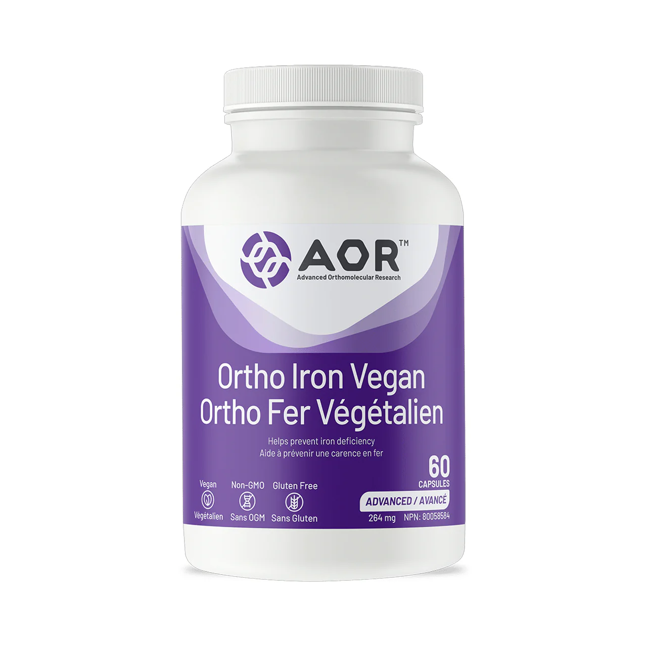 AOR - Ortho Iron Vegan | 60 Capsules