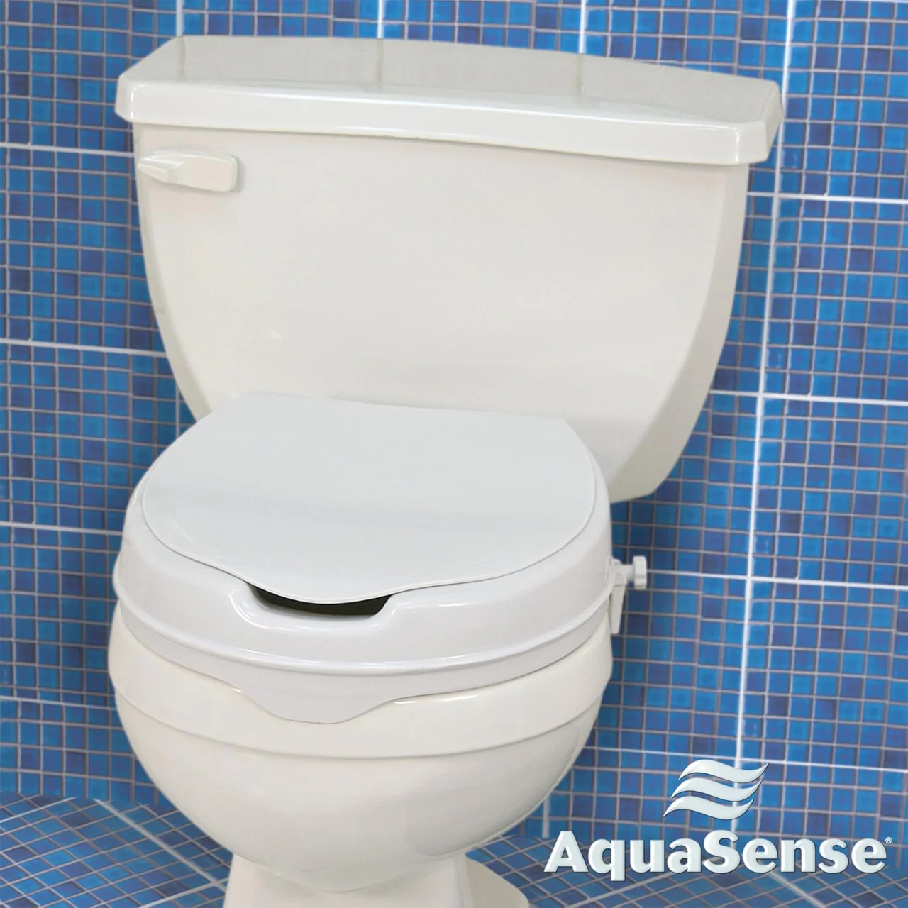 AquaSense - Raised Toilet Seat, 2 IN - Image 2