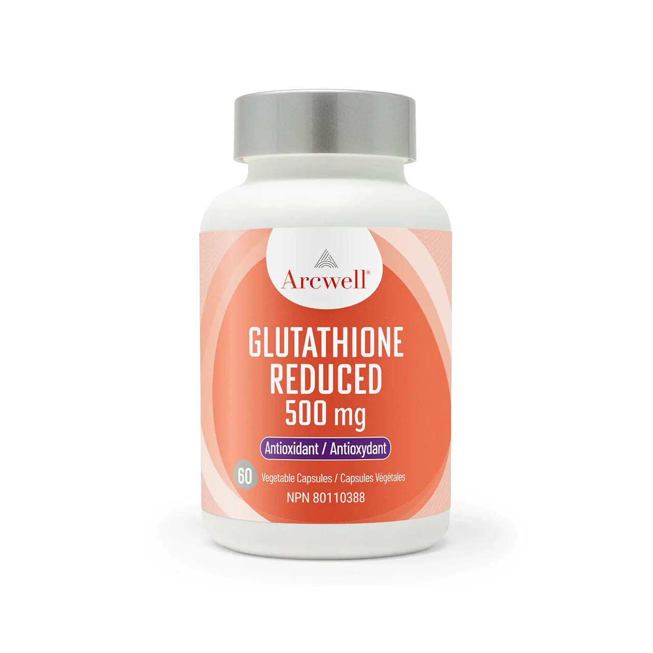 Arcwell - Glutathione Reduced 500 mg | 60 Capsules