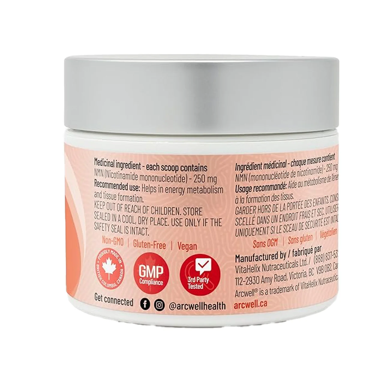 Arcwell - Nmn Powder 250 mg | Scoop 15 g - Image 2