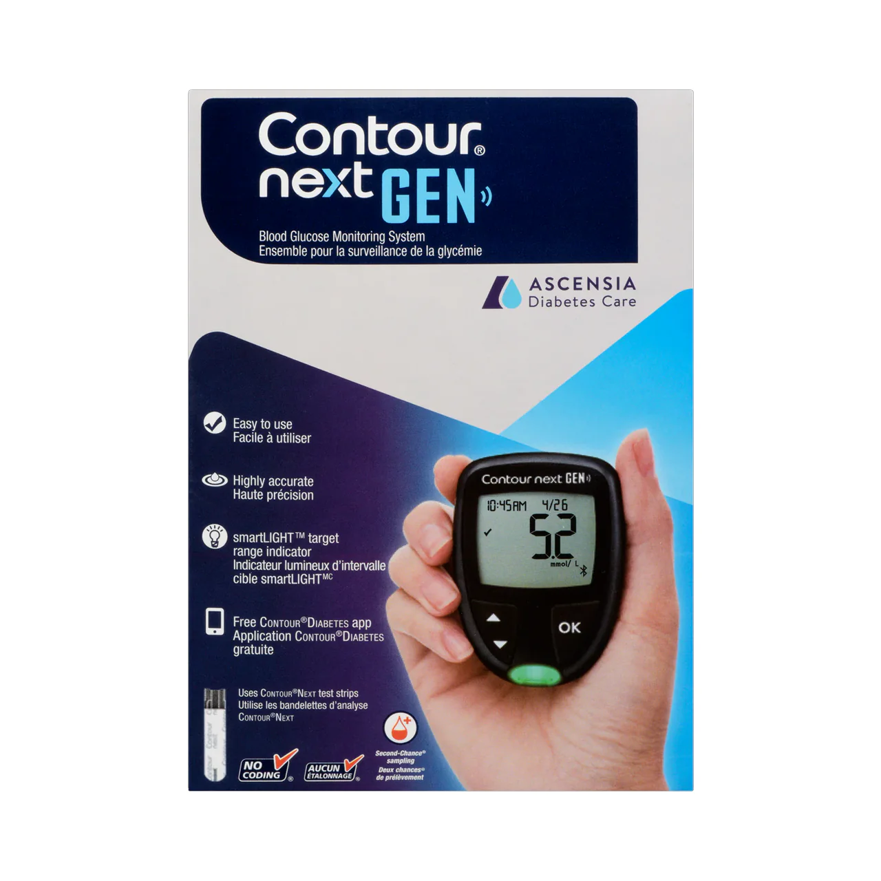 Ascensia - Contour Next Gen Blood Glucose Monitoring System | 1 Kit - Image 2