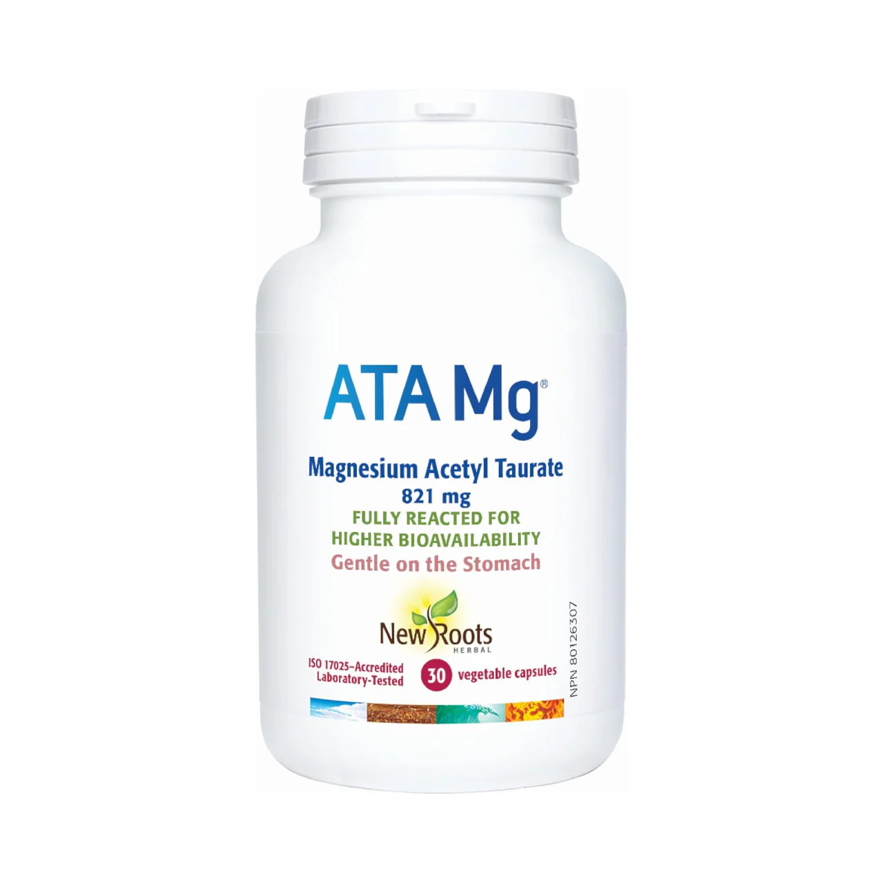 New Roots - ATA Mg Magnesium Acetyl Taurate 821 mg | 30 capsules