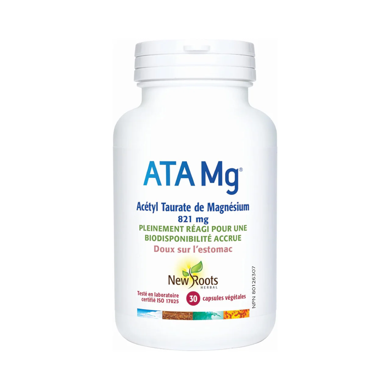 New Roots - ATA Mg Magnesium Acetyl Taurate 821 mg | 30 capsules - Image 2