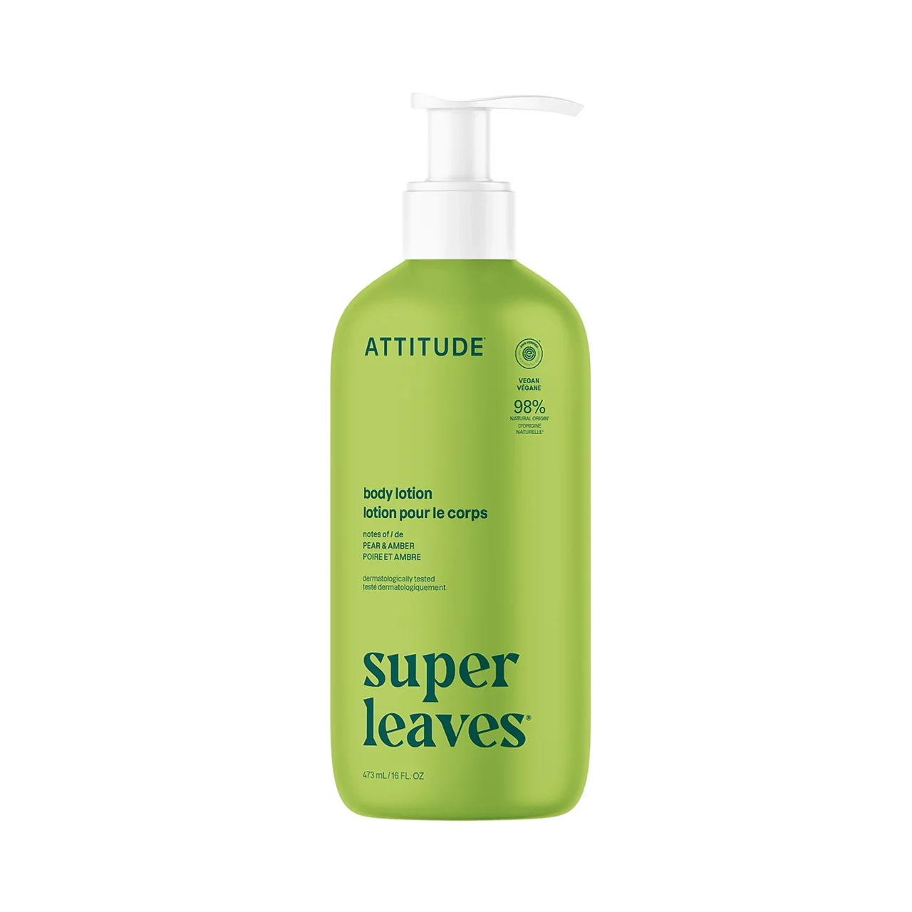 Attitude - Body Lotion, Pear & Amber | 473 mL