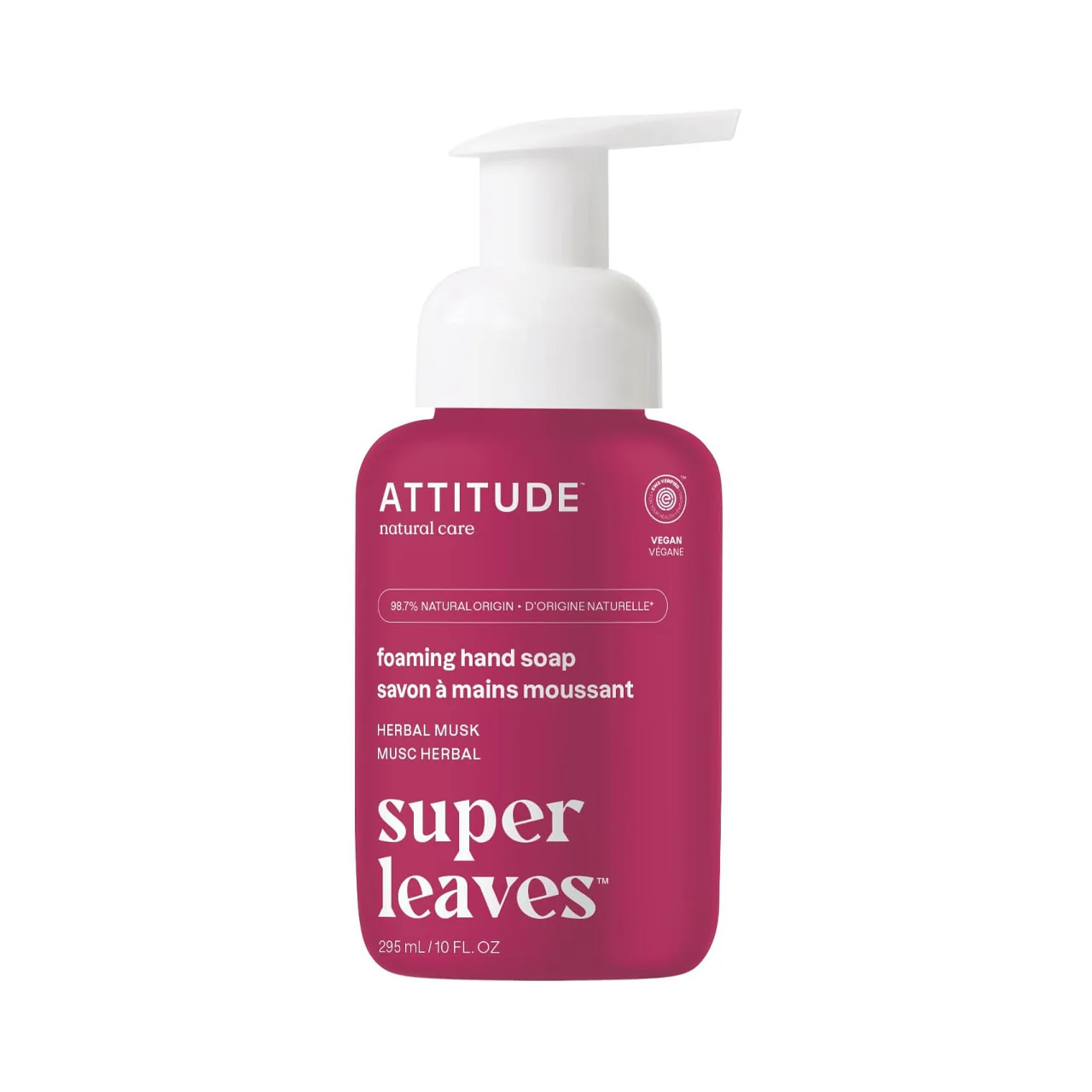 Attitude - Foaming Hand Soap, Herbal Musk | 295 mL