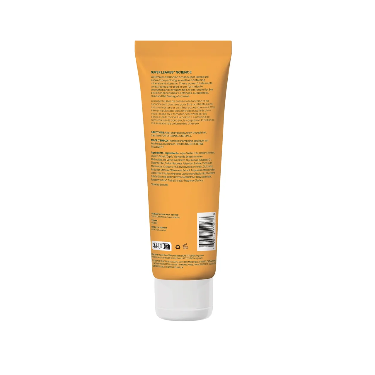 Attitude - Hypoallergenic Conditioner, Soy Protein & Cranberries | 240 mL - Image 2