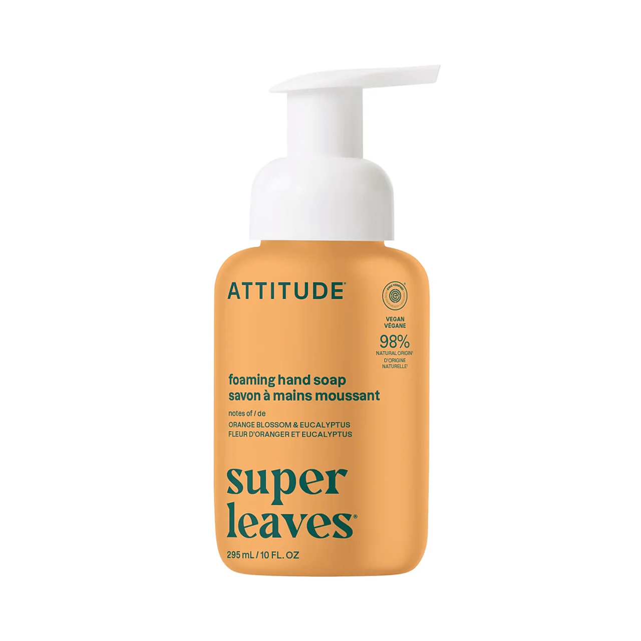 Attitude - Foaming Hand Soap, Orange Blossom & Eucalyptus | 295 mL