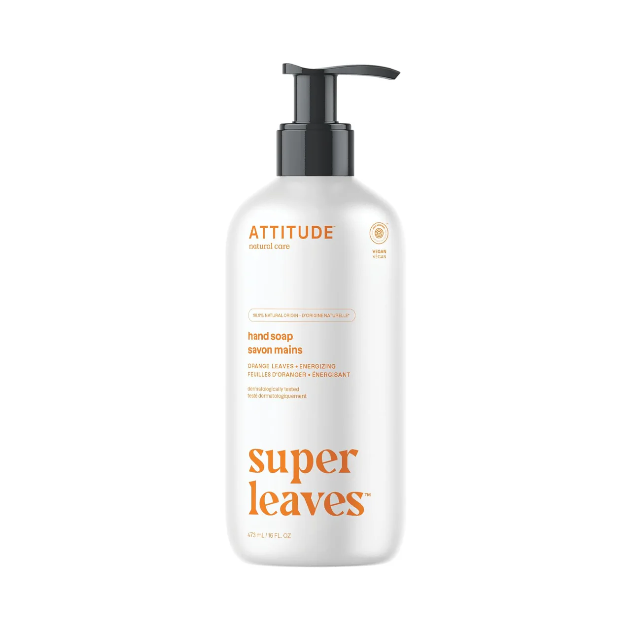 Attitude - Hand Soap Super Leaves, Orange Leaves | 473 mL