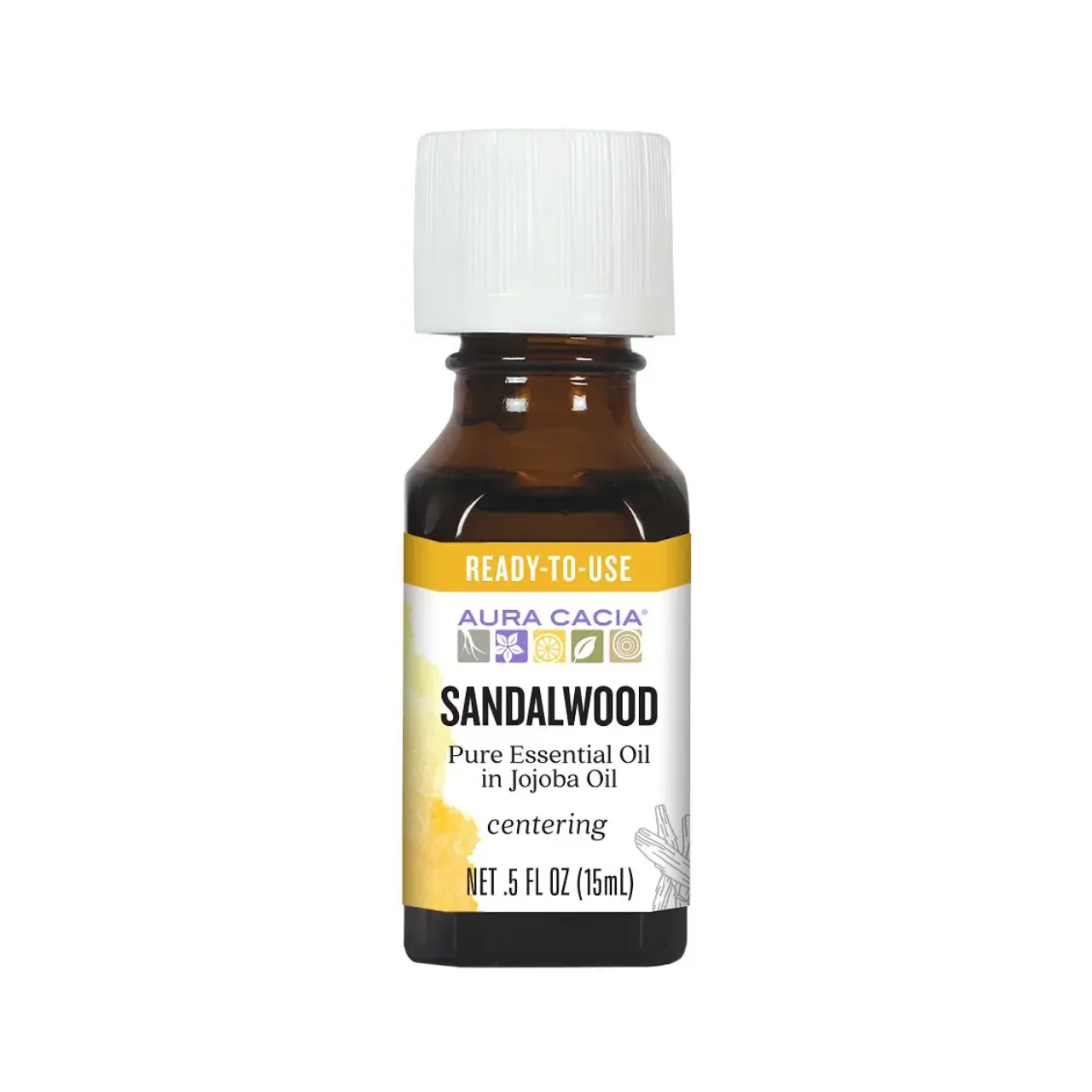 Aura Cacia - Sandalwood Essential Oil | 15 mL