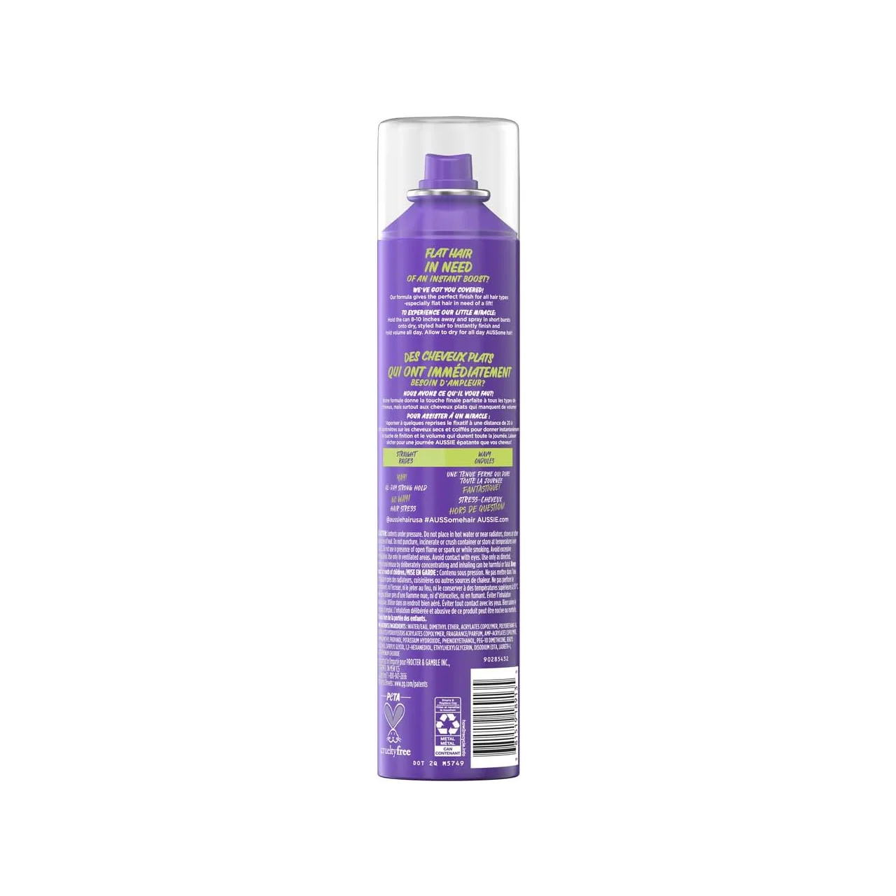 Aussie - Instant Volume Strong Hold Hairs Spray - for Straight and Wavy | 283 g - Image 4