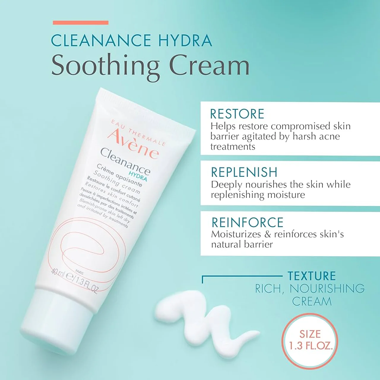 Avène - Cleanance Hydra Soothing Cream | 40 mL - Image 2