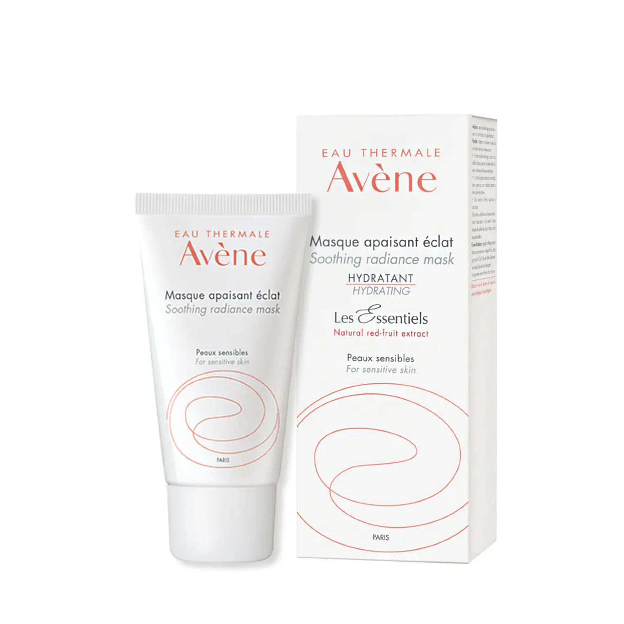 Avène - Soothing Radiance Hydrating Mask For Sensitive Skin - Natural Red-Fruit Extract | 50 mL