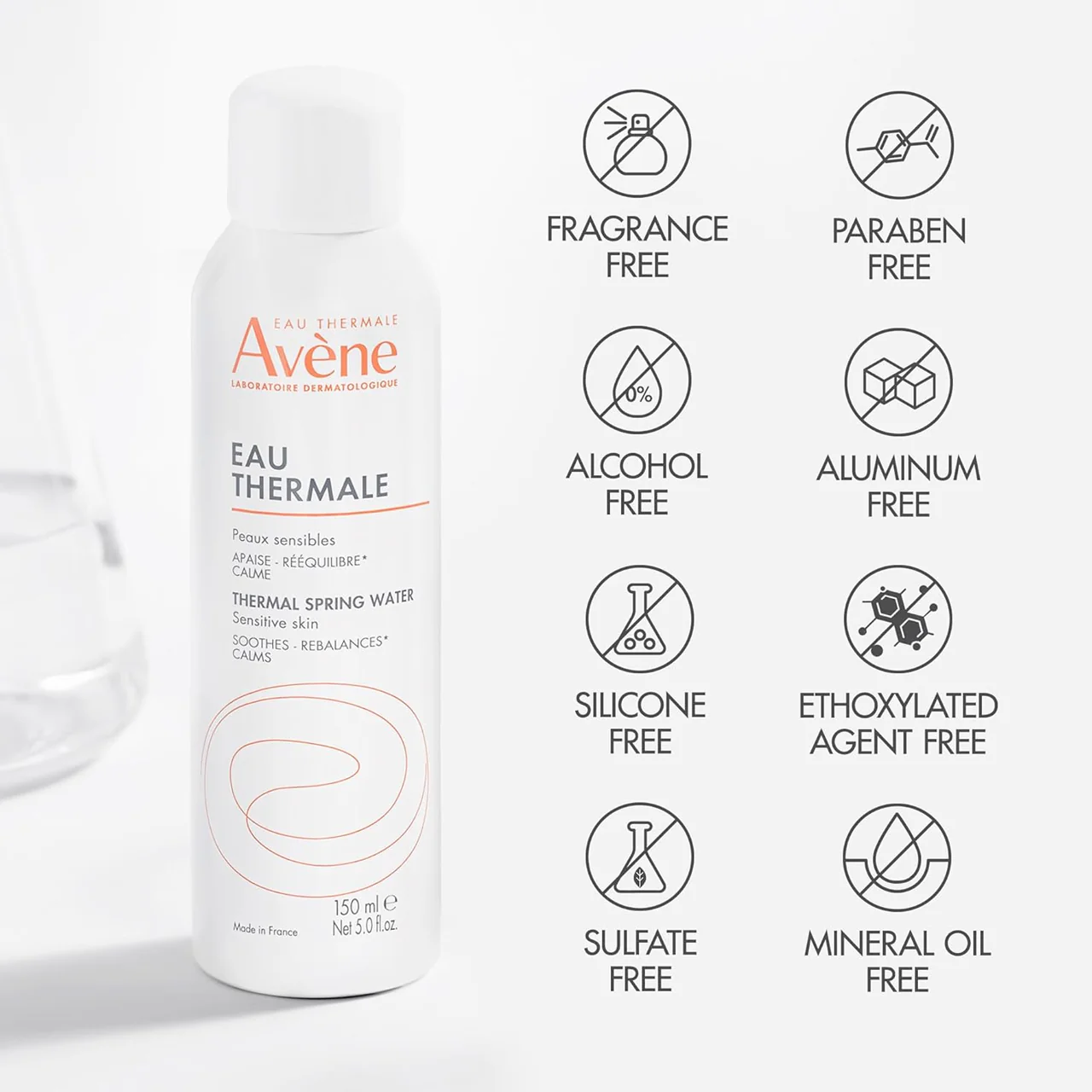 Avène - Thermal Spring Water Spray for Sensitive Skin | 150 mL - Image 4