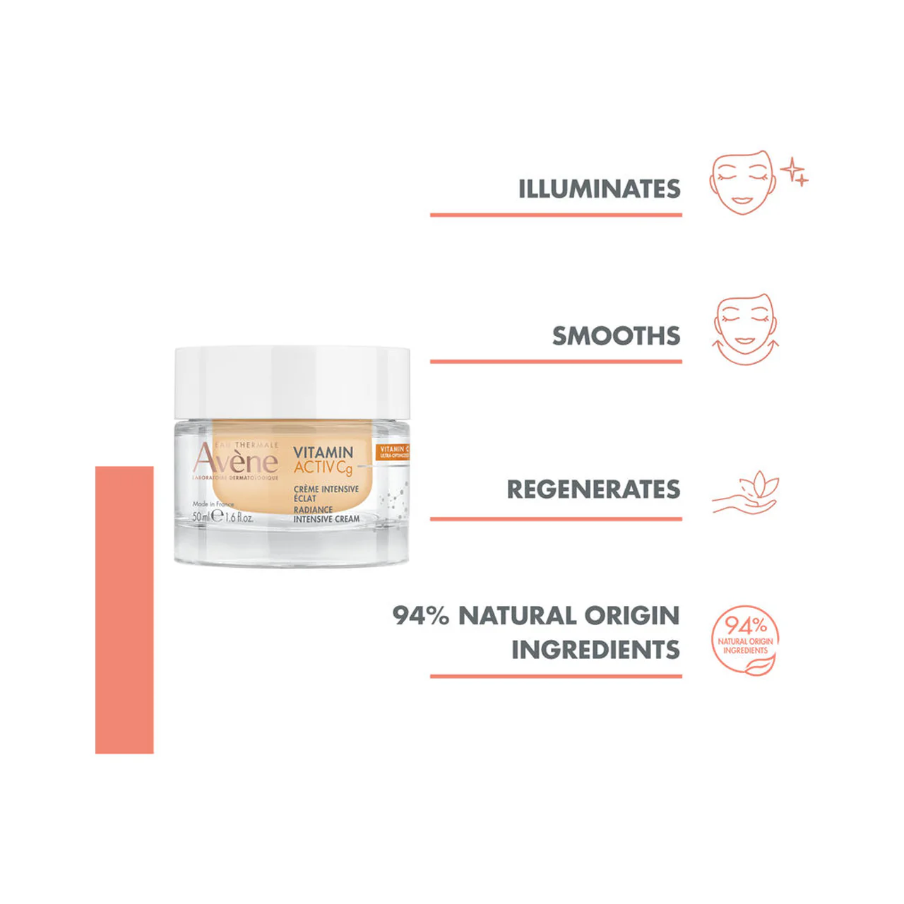 Avène - Vitamin ACTIVCg Radiance Intensive Cream | 50 mL - Image 4