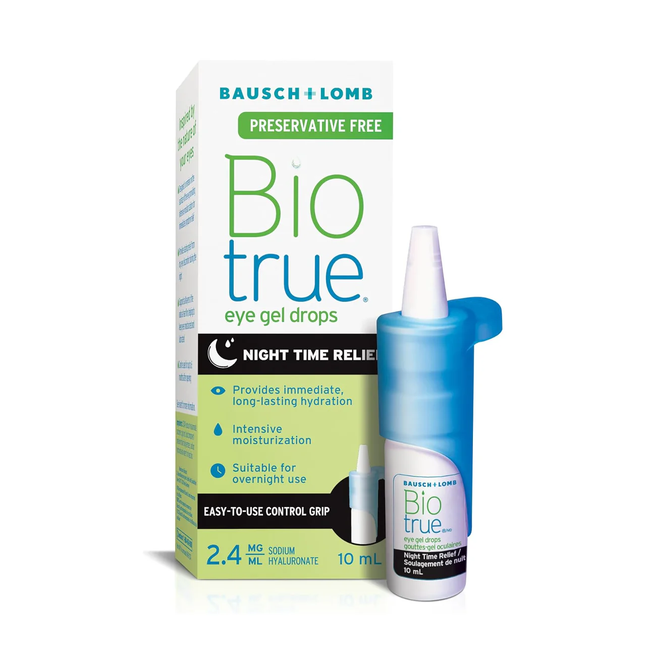 Bausch+Lomb - Bio True Eye Gel Drops Night Time Relief | 10 mL